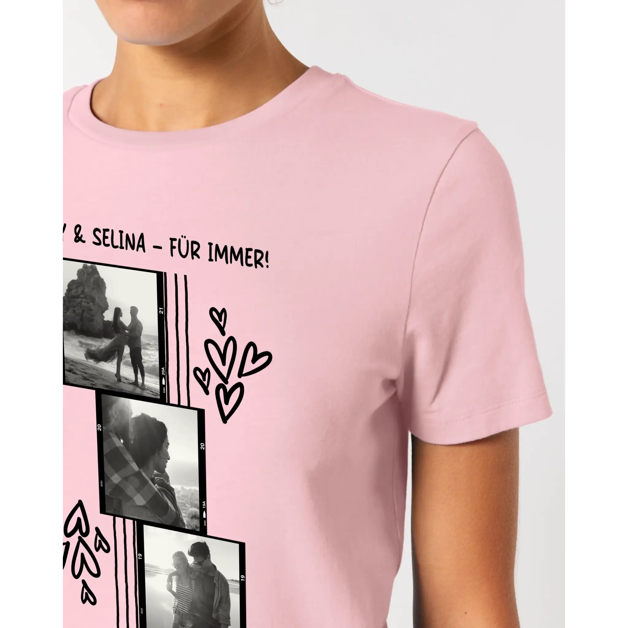 Gestalte ein Fotomotiv • Damen T-Shirt • Bio-Baumwolle • Premium-Qualität - Gestalte ein Fotomotiv