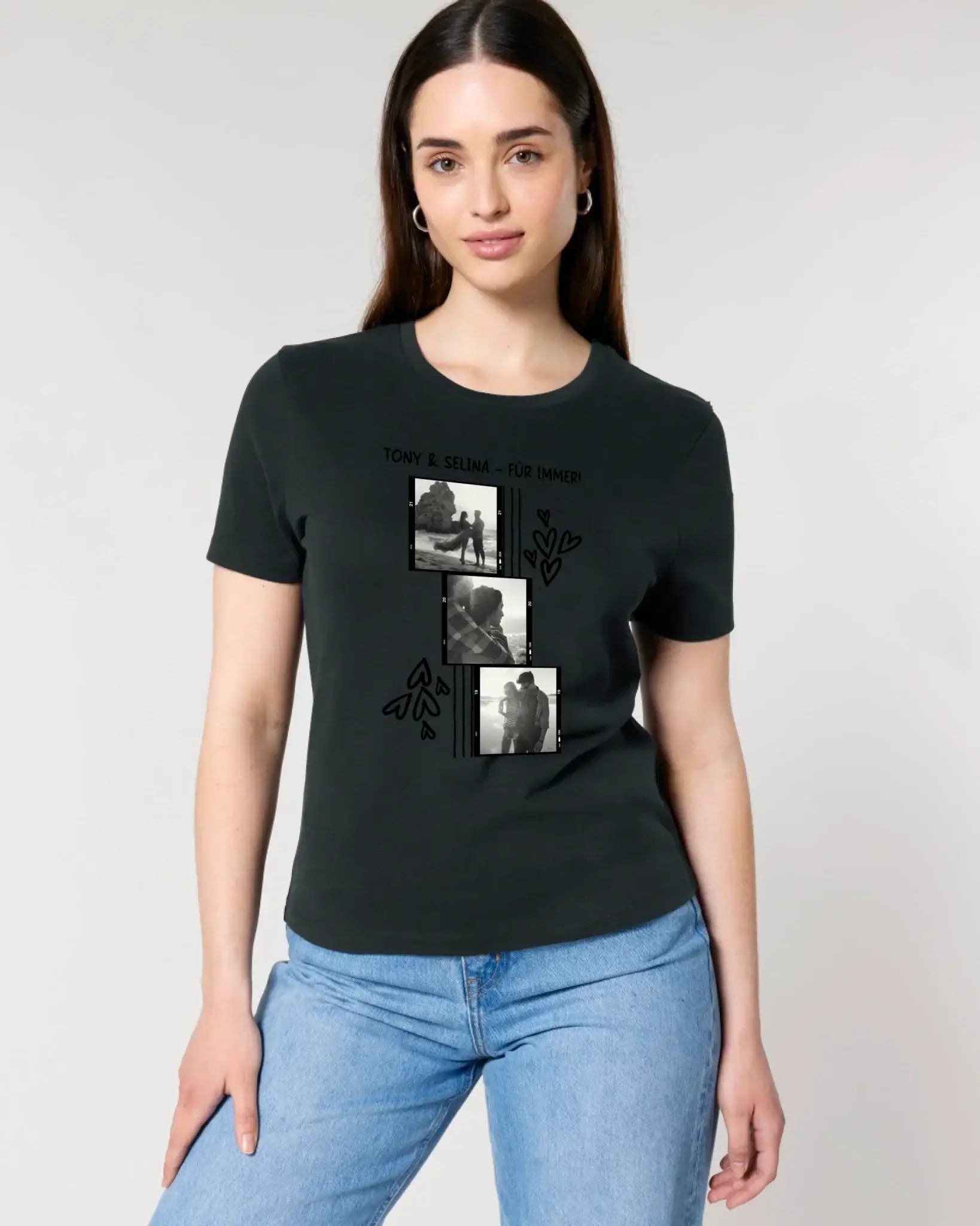 Gestalte ein Fotomotiv • Damen T-Shirt • Bio-Baumwolle • Premium-Qualität - Gestalte ein Fotomotiv