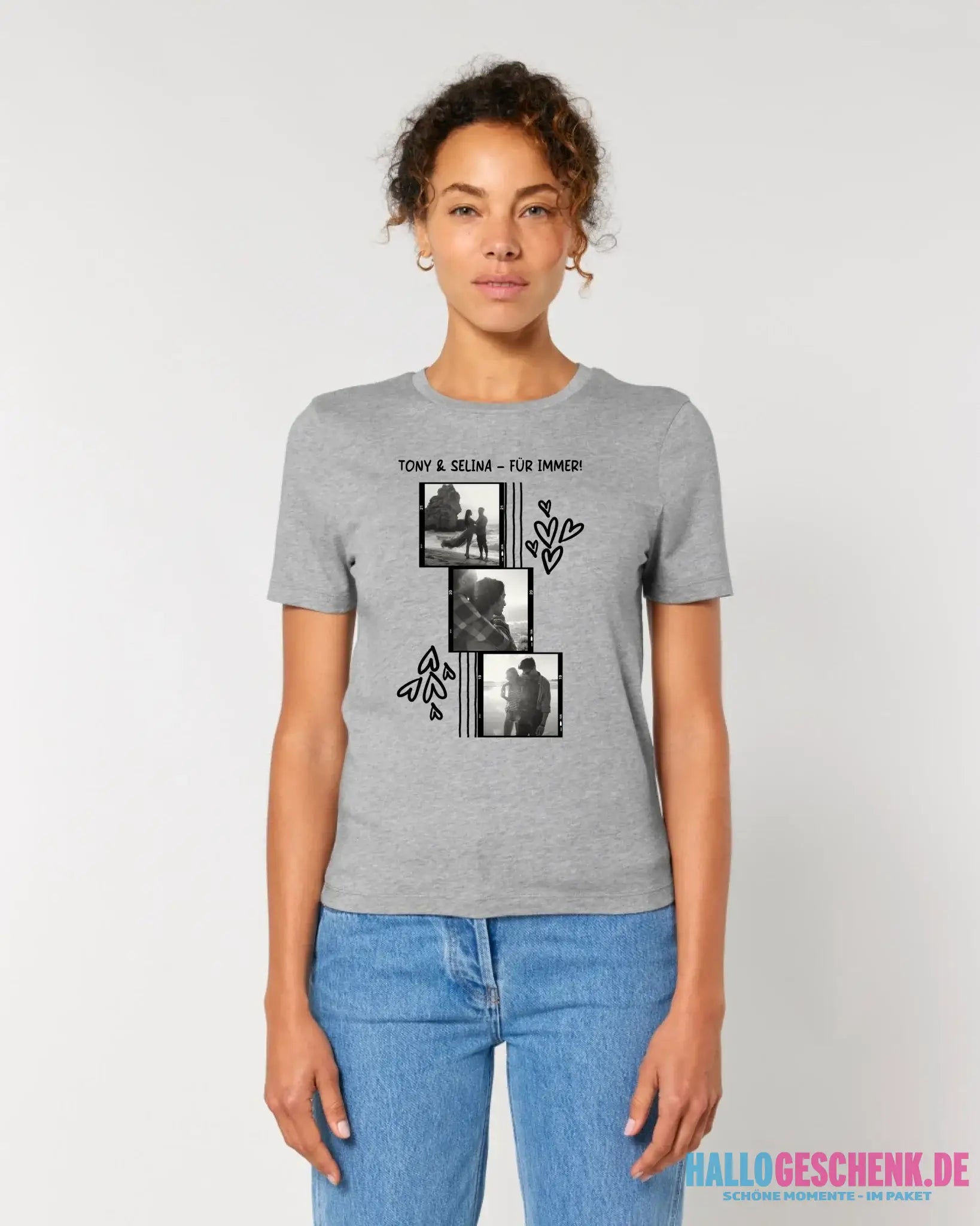 Gestalte ein Fotomotiv • Damen T-Shirt • Bio-Baumwolle • Premium-Qualität - Gestalte ein Fotomotiv