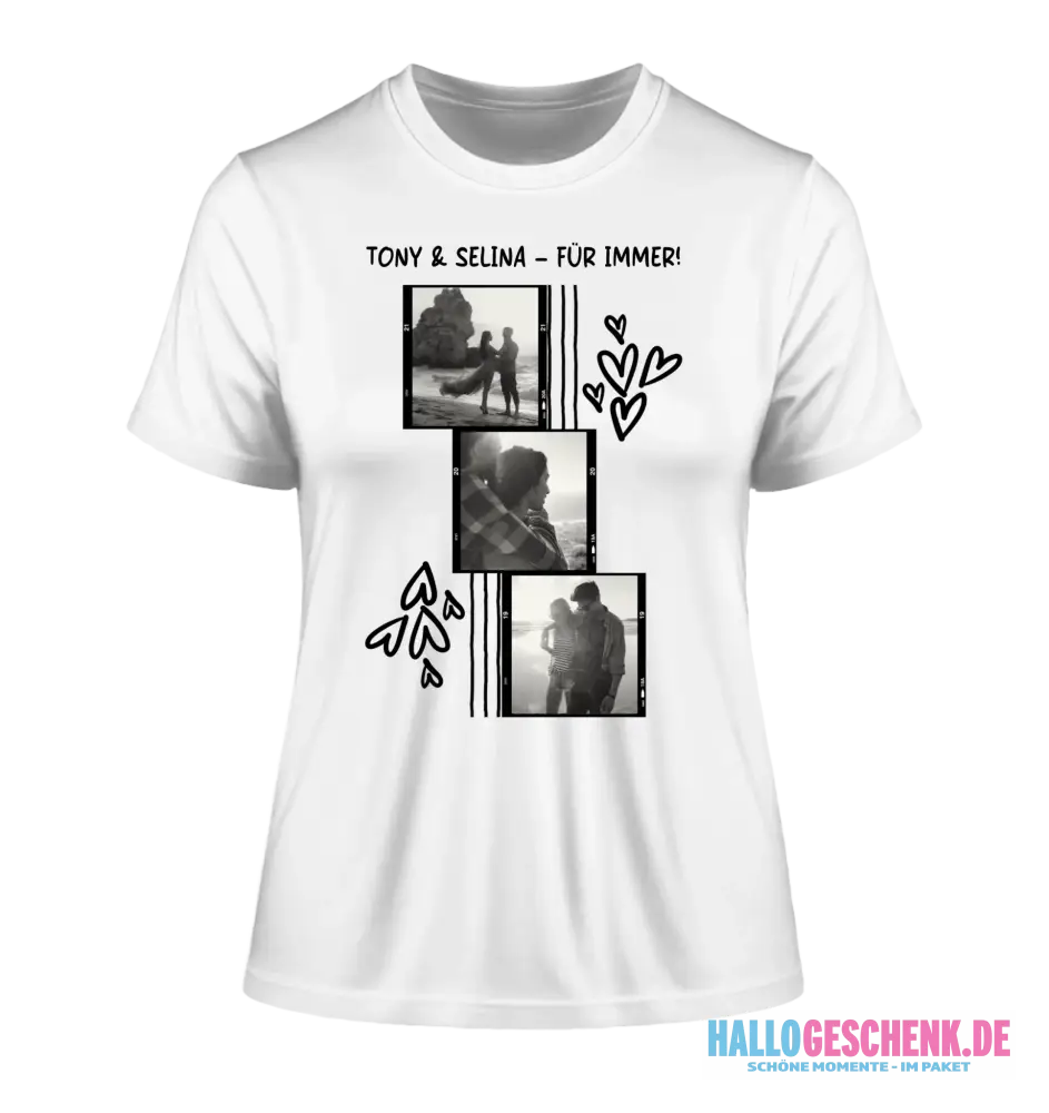 Gestalte ein Fotomotiv • Damen T-Shirt • Bio-Baumwolle • Premium-Qualität - Gestalte ein Fotomotiv