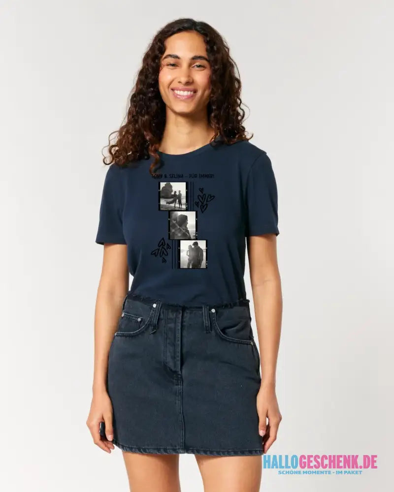 Gestalte ein Fotomotiv • Damen T-Shirt • Bio-Baumwolle • Premium-Qualität - Gestalte ein Fotomotiv