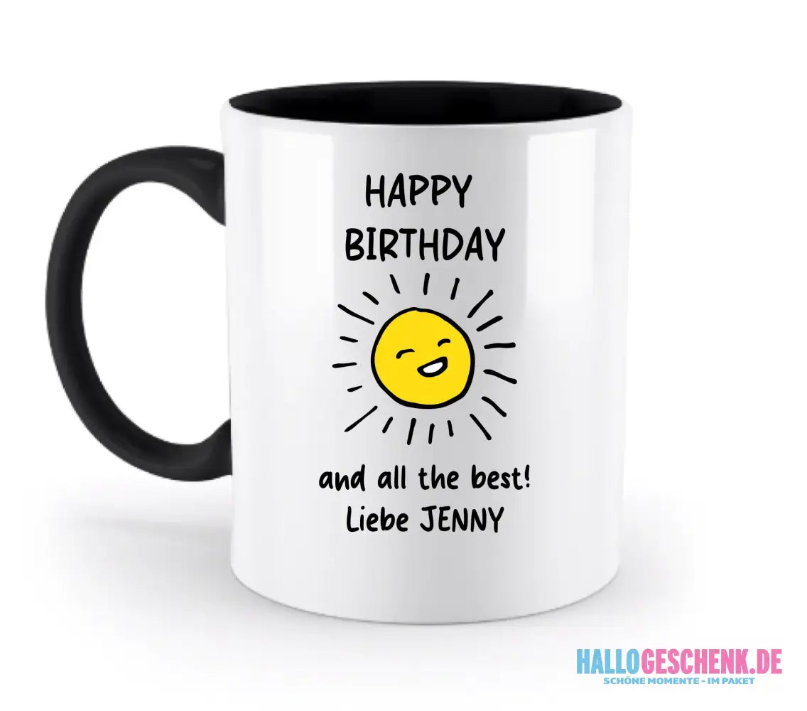 Gestalte ein Fotomotiv • zweifarbige Tasse 330ml • spülmaschinengeeignet - EIN MOTIV GESTALTEN • zweifarbige Tasse