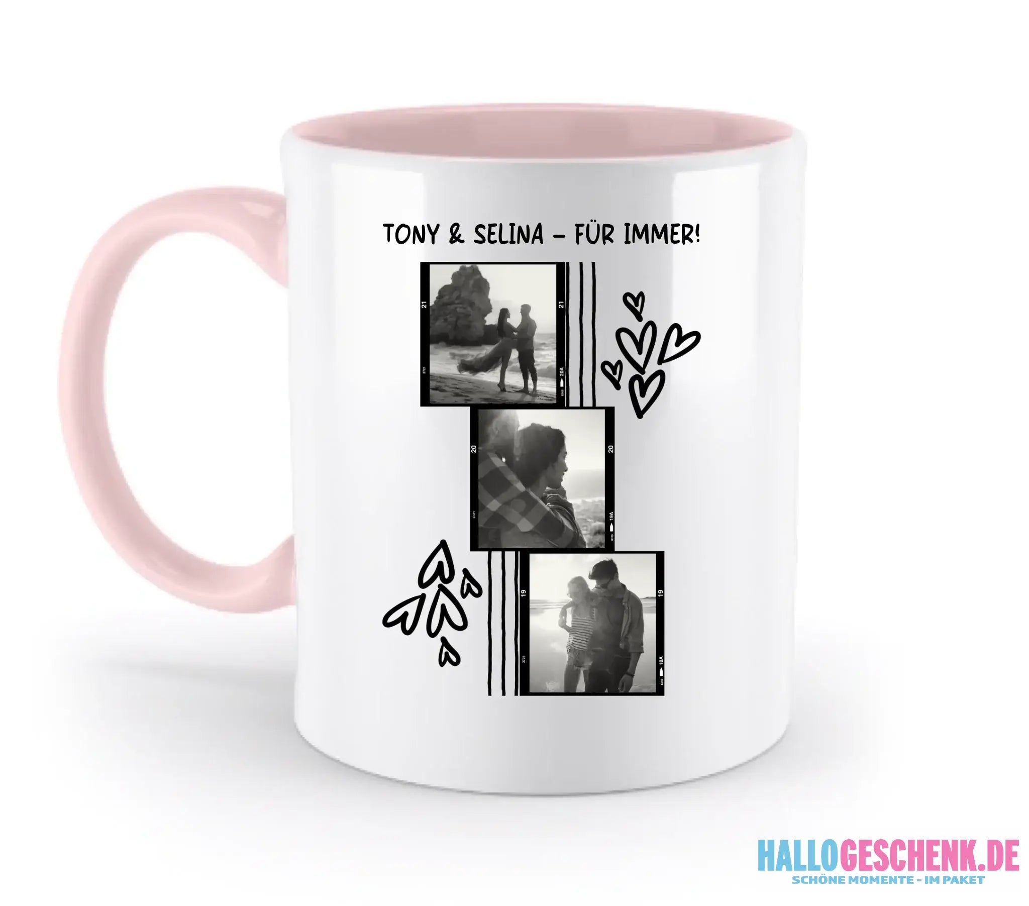Gestalte ein Fotomotiv • zweifarbige Tasse 330ml • spülmaschinengeeignet - Gestalte ein Fotomotiv