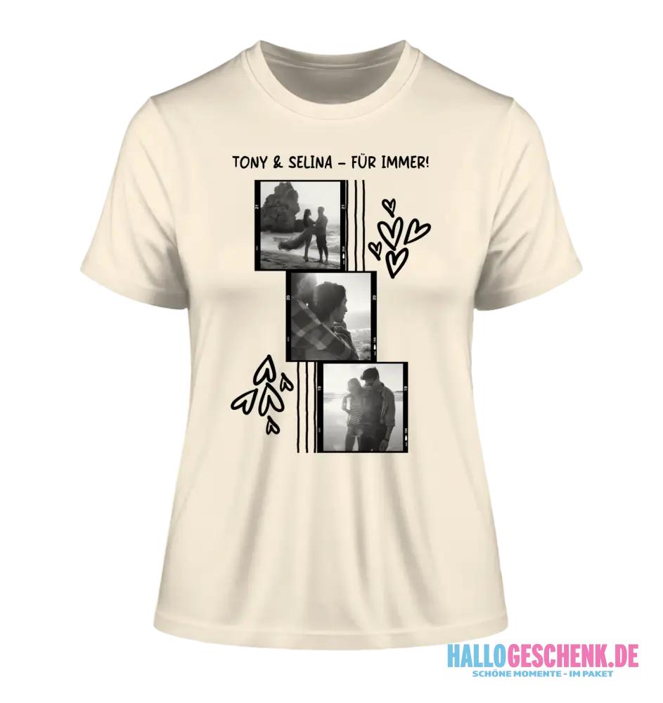 Gestalte ein Motiv • Damen T-Shirt • Bio-Baumwolle • Premium-Qualität - Gestalte ein Motiv