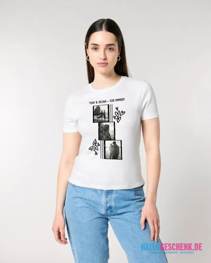 Gestalte ein Motiv • Damen T-Shirt • Bio-Baumwolle • Premium-Qualität - Gestalte ein Motiv