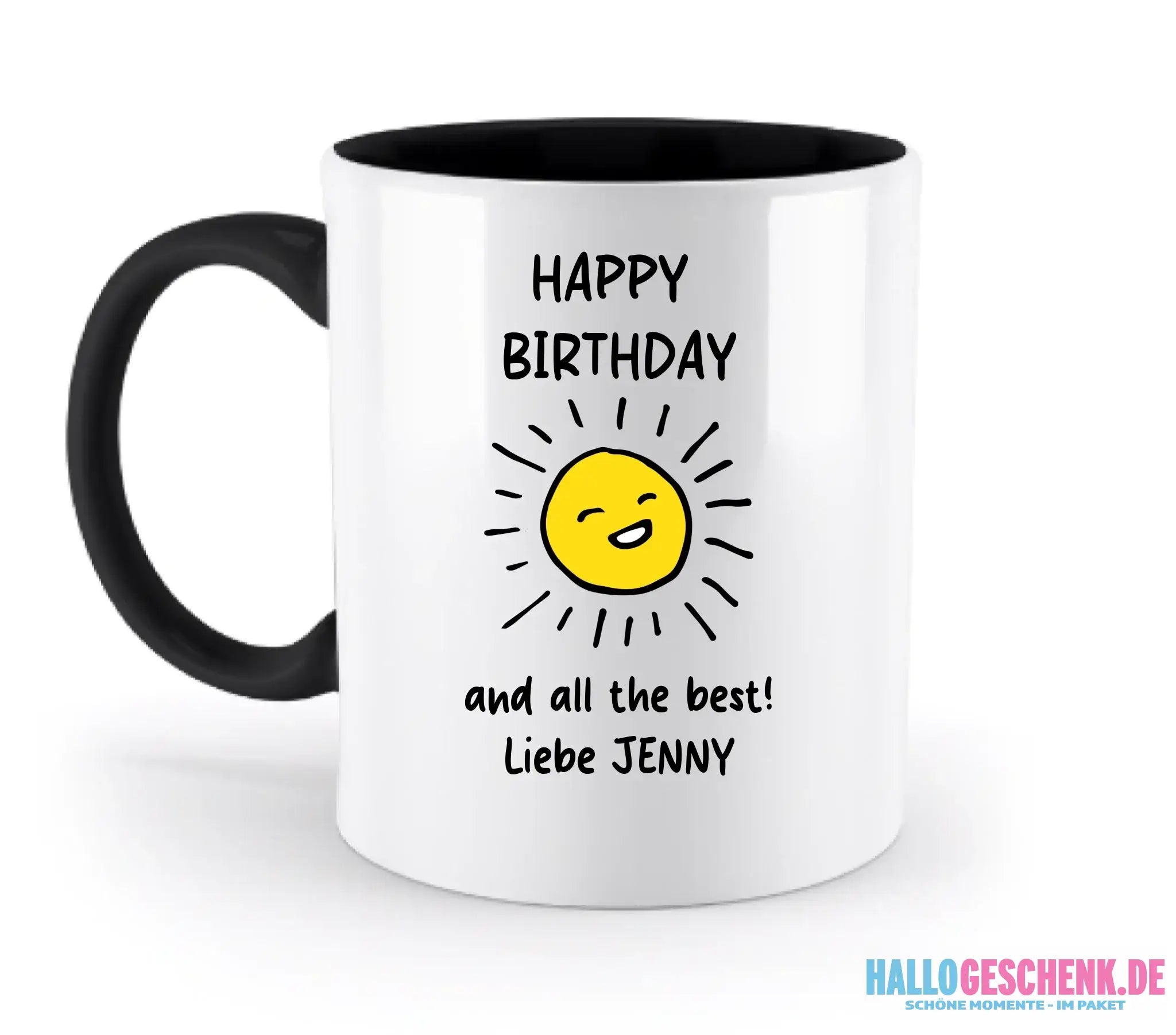 Gestalte ein Motiv • zweifarbige Tasse 330ml • spülmaschinengeeignet - EIN MOTIV GESTALTEN • zweifarbige Tasse 330ml