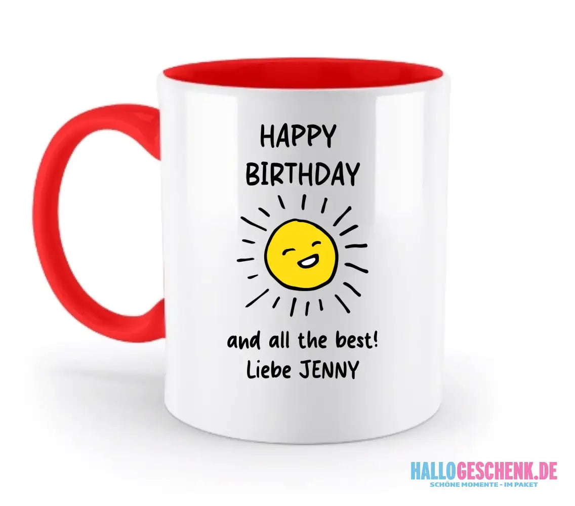 Gestalte ein Motiv • zweifarbige Tasse 330ml • spülmaschinengeeignet - Gestalte ein Motiv