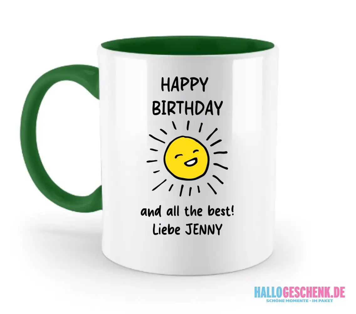 Gestalte ein Motiv • zweifarbige Tasse 330ml • spülmaschinengeeignet - Gestalte ein Motiv