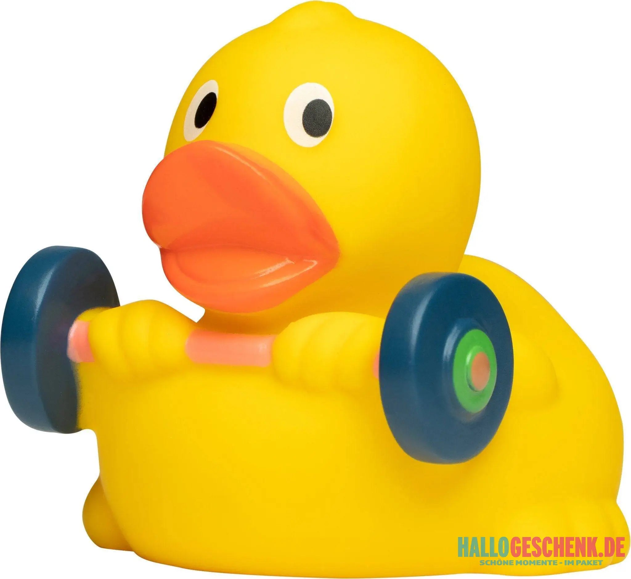 Gewichtheber • Langhantel • Hantel • Quietsche-Ente / Badeente