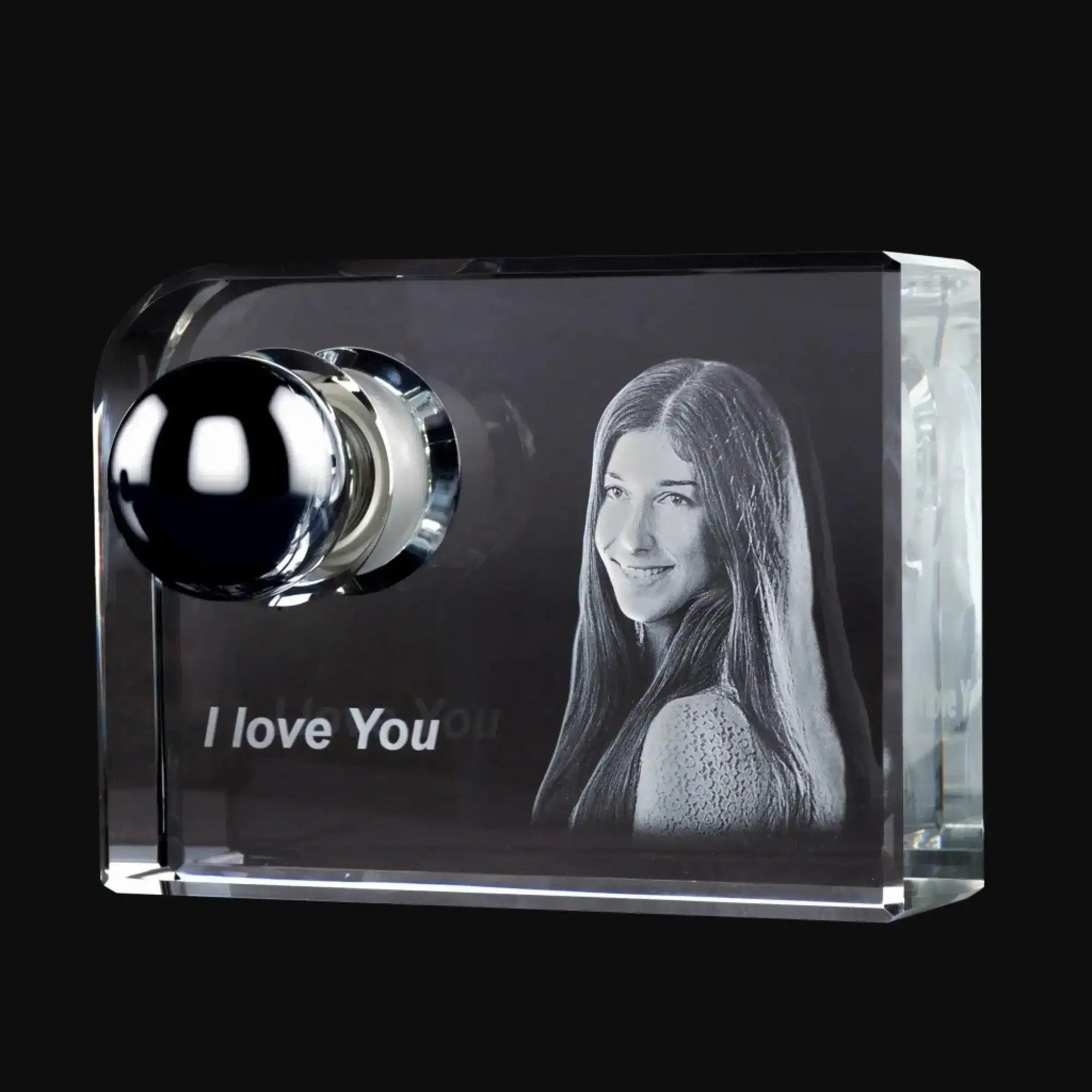 Glas-Leuchte 3D Foto Lasergravur-2