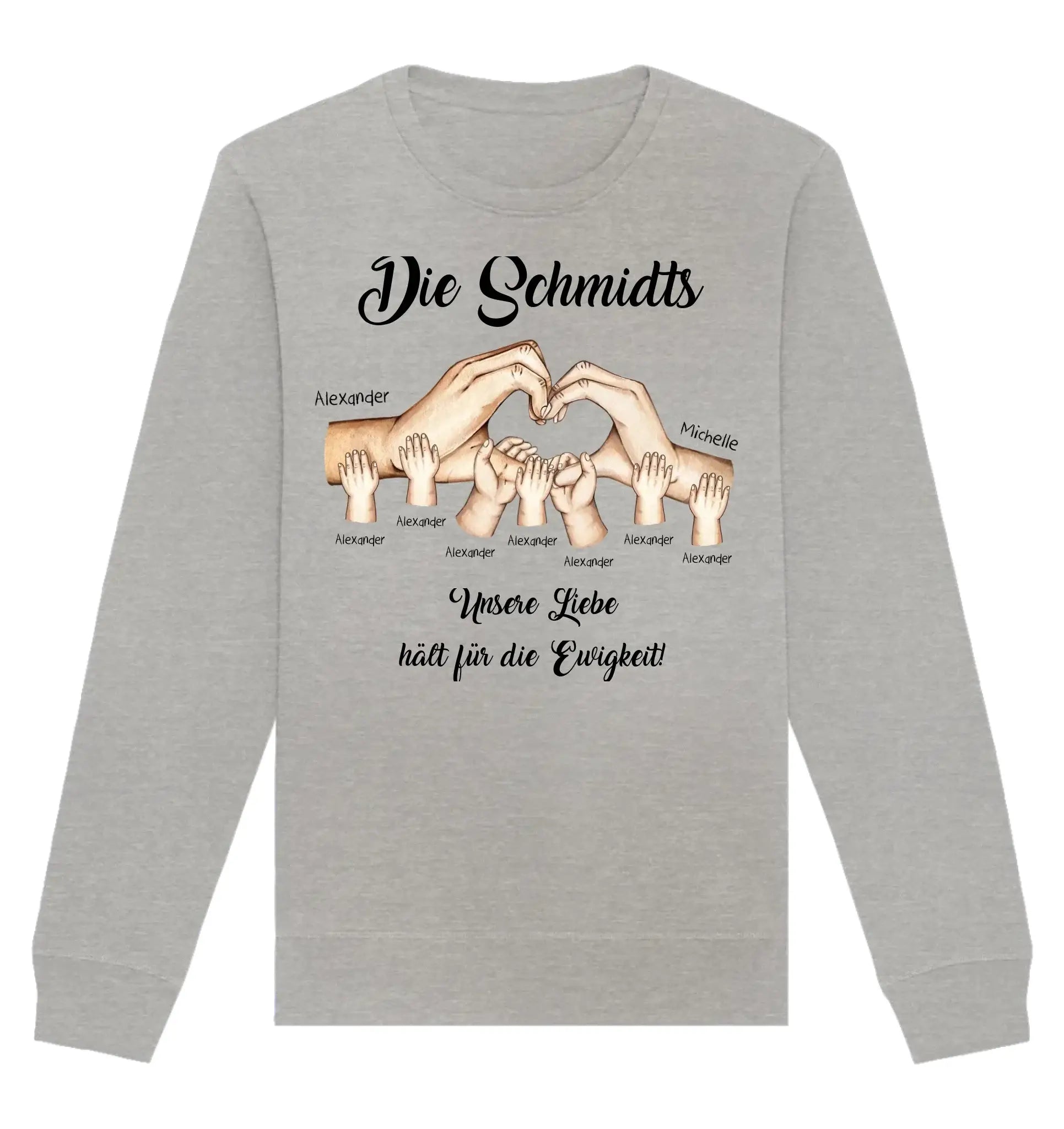 HalloGeschenk.de front-organic-basic-unisex-sweatshirt-c2c1c0-1116x