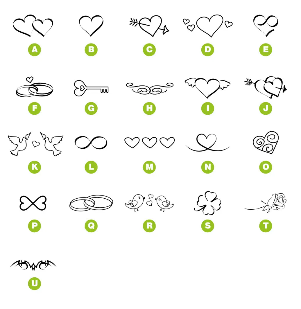 Hängeschloss (Rot) Herz mit Symbol und Wunschtext-Gravur (personalisierbare Geschenkideen) - personalisierbare