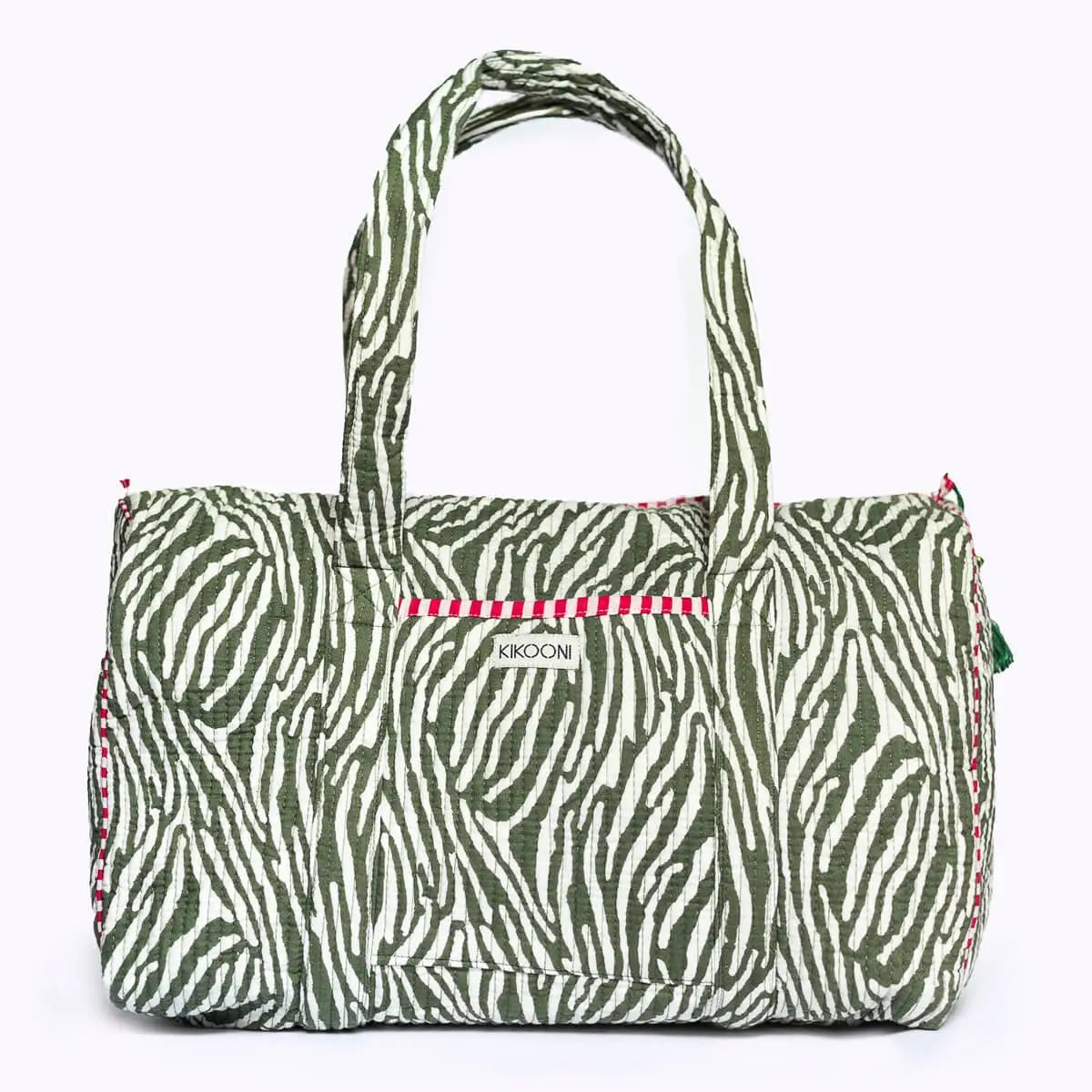 Handgemachte Baumwolltasche ’DESERT ZEBRA’ - handgefertigte Taschen