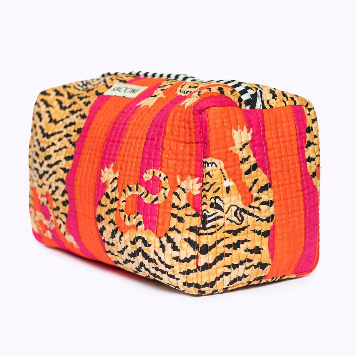 Handgemachte Kosmetiktasche ’Poppy Tiger’ - handgefertigte Taschen
