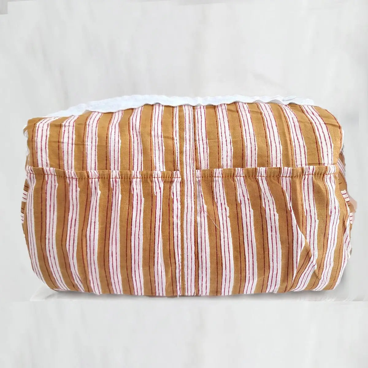 Handgemachte Kosmetiktasche ’Positive Grey’ - handgefertigte Taschen