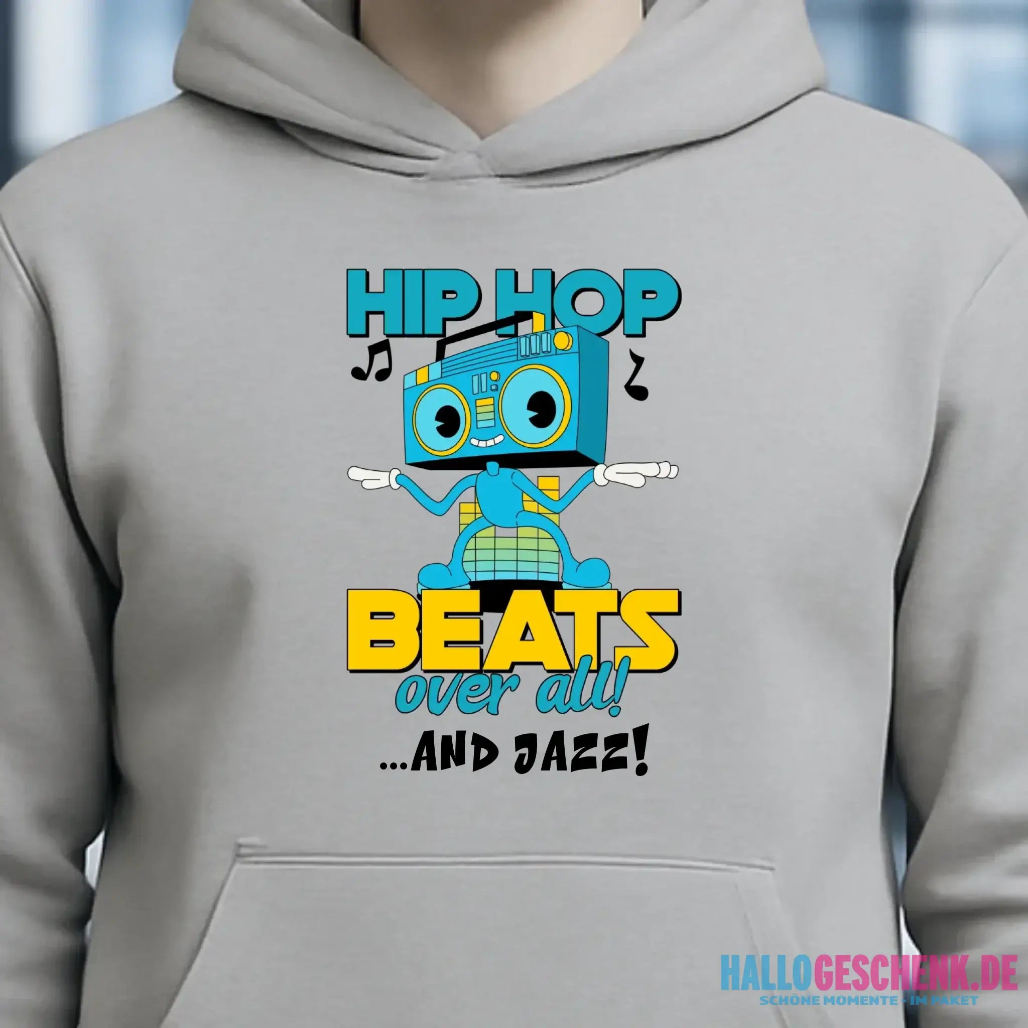 Hip Hop Beats over all • Unisex Premium Hoodie XS-5XL aus Bio-Baumwolle für Damen & Herren • Exklusivdesign • personalisiert