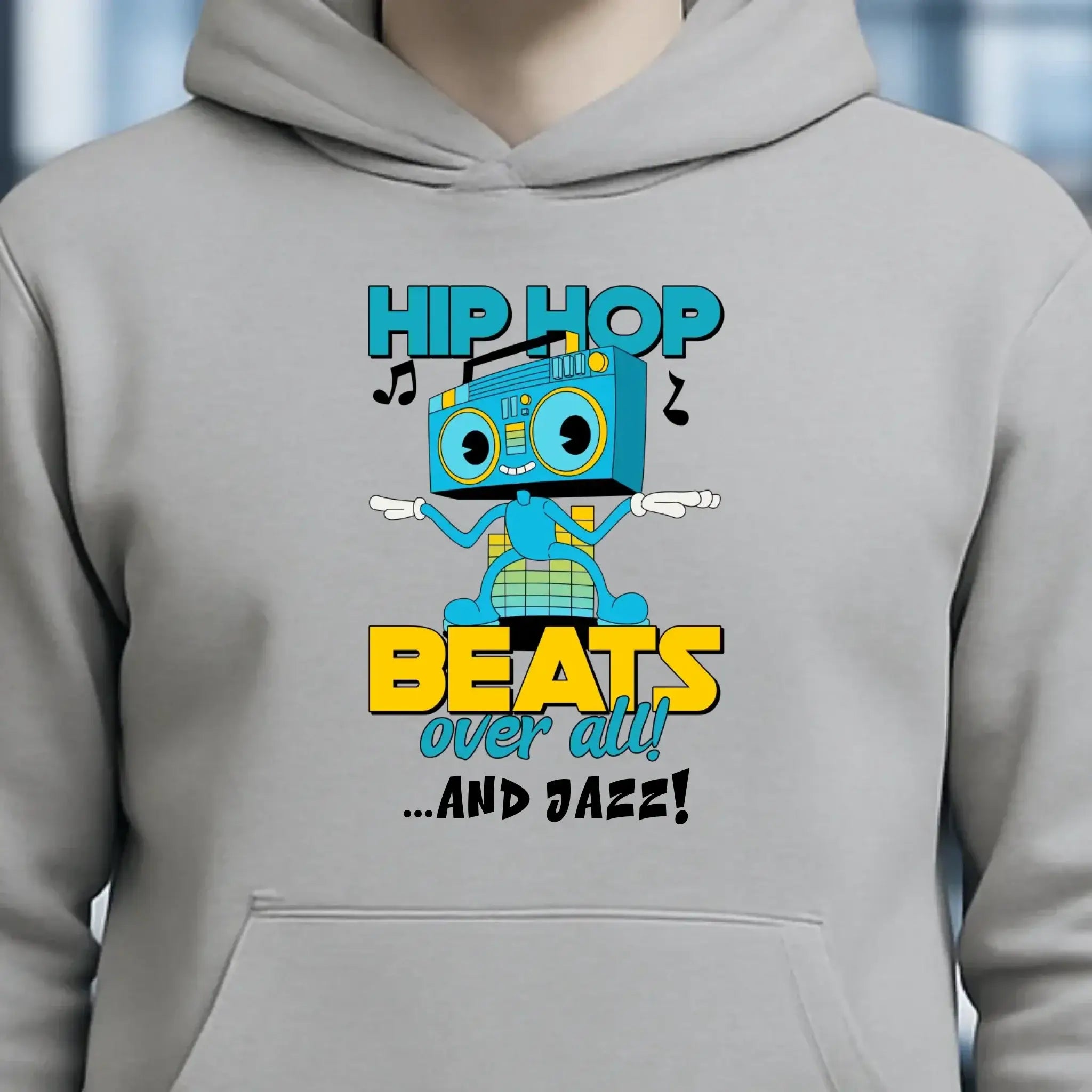 Hip Hop Beats over all • Unisex Premium Hoodie XS-5XL aus Bio-Baumwolle für Damen & Herren • Exklusivdesign • personalisiert
