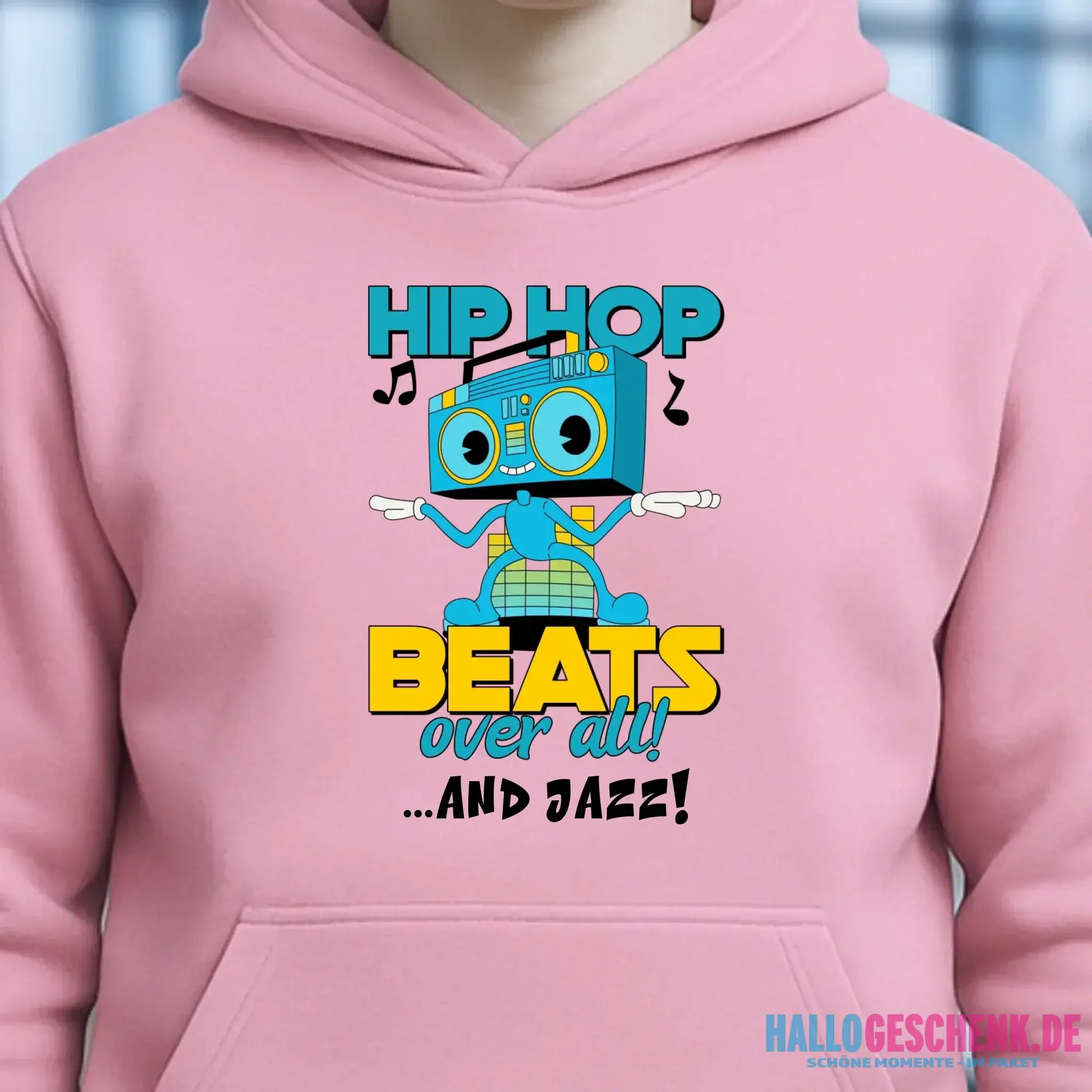 Hip Hop Beats over all • Unisex Premium Hoodie XS-5XL aus Bio-Baumwolle für Damen & Herren • Exklusivdesign • personalisiert