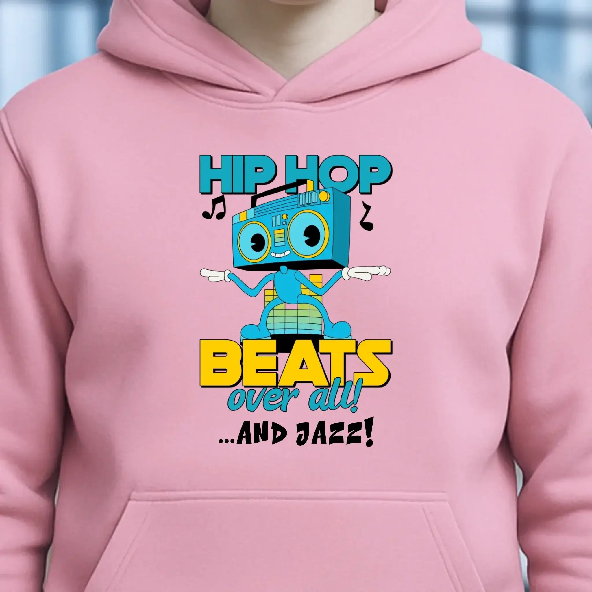 Hip Hop Beats over all • Unisex Premium Hoodie XS-5XL aus Bio-Baumwolle für Damen & Herren • Exklusivdesign • personalisiert