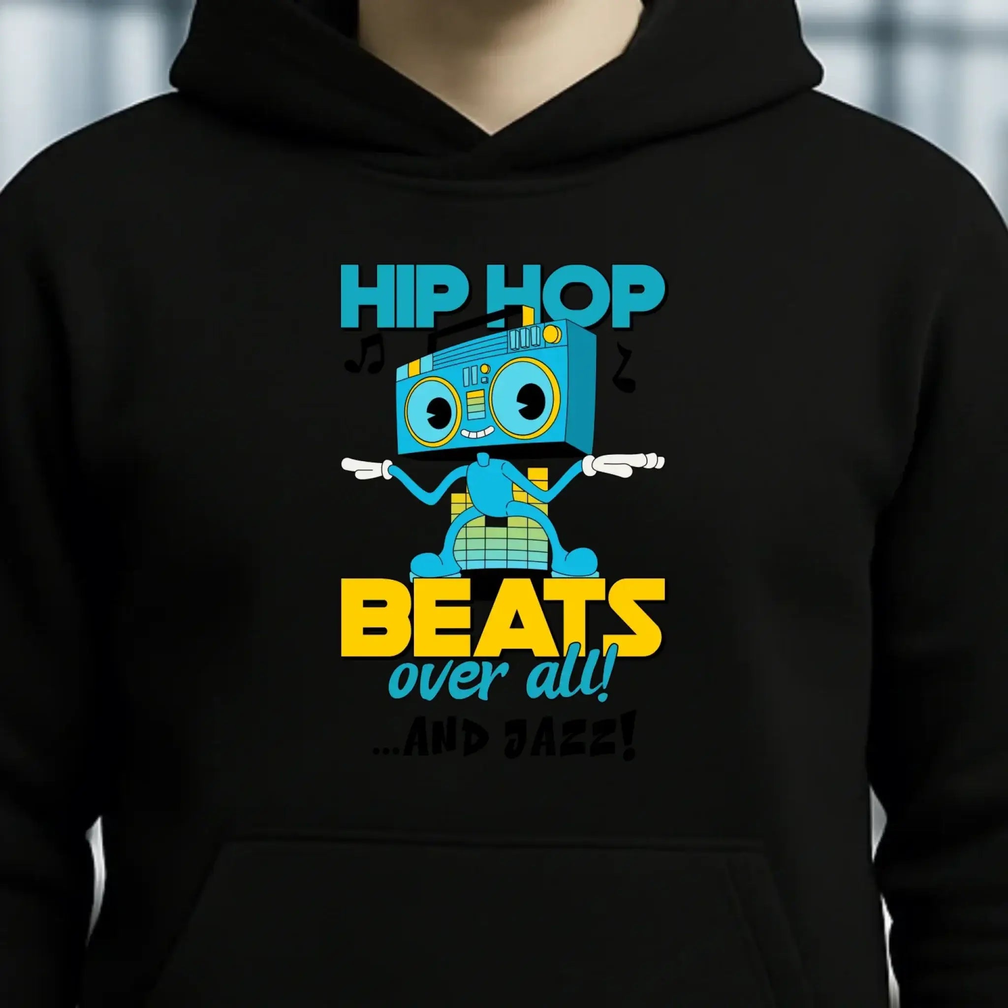Hip Hop Beats over all • Unisex Premium Hoodie XS-5XL aus Bio-Baumwolle für Damen & Herren • Exklusivdesign • personalisiert