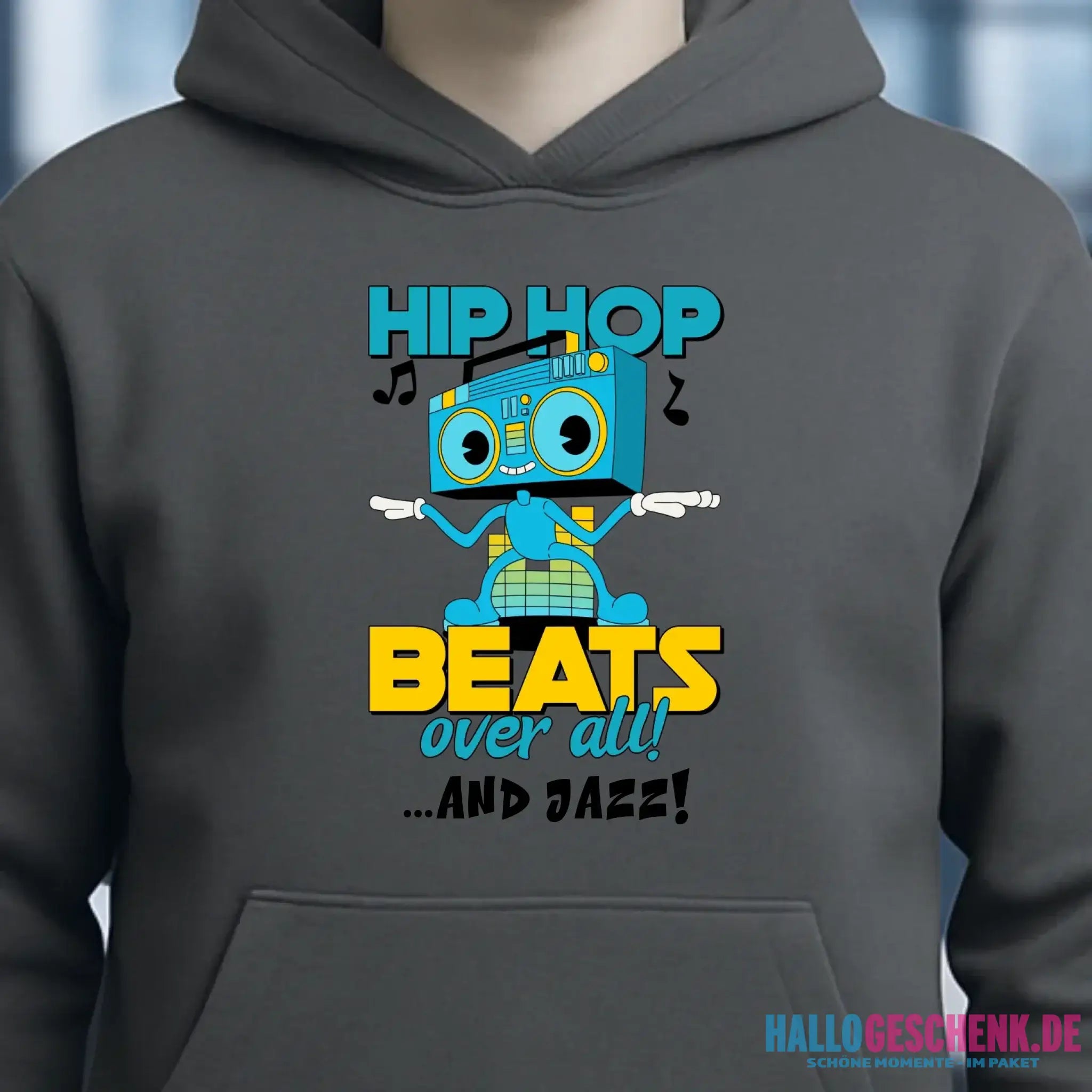 Hip Hop Beats over all • Unisex Premium Hoodie XS-5XL aus Bio-Baumwolle für Damen & Herren • Exklusivdesign • personalisiert