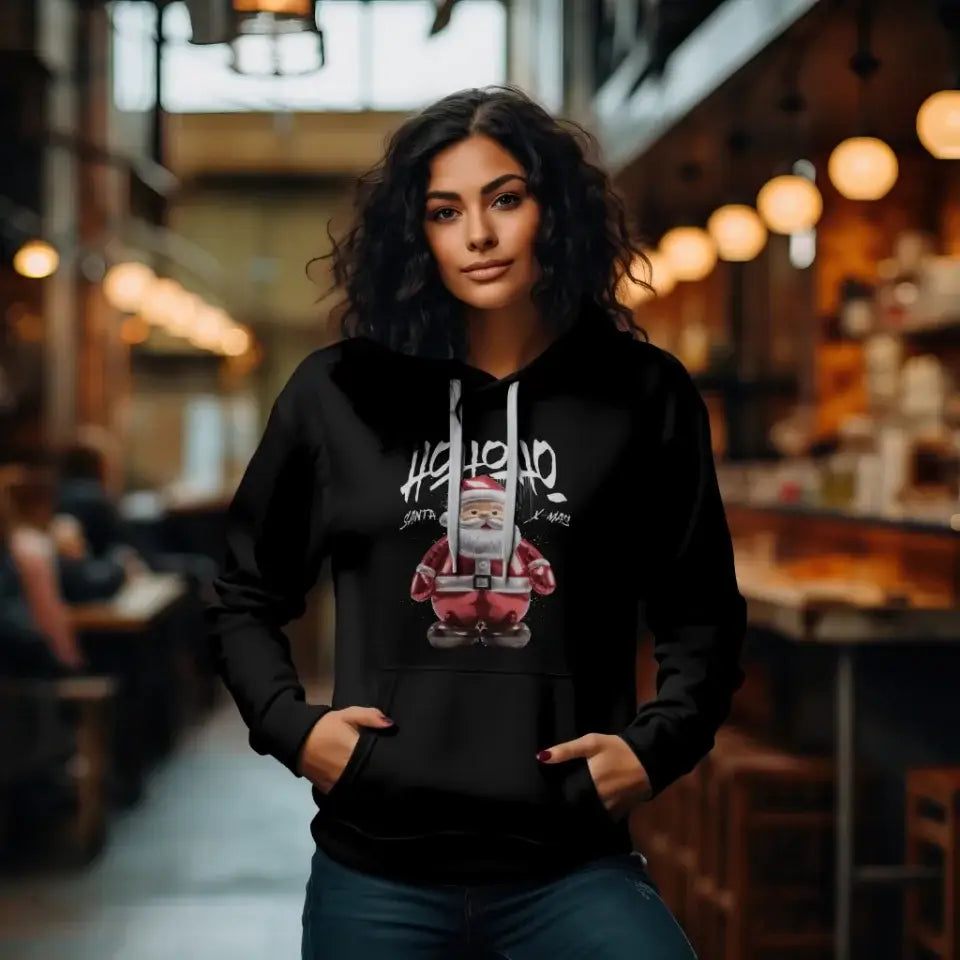 Ho ho ho Santa X-Mas • Weihnachten • Unisex Premium Hoodie XS-5XL aus Bio-Baumwolle für Damen & Herren