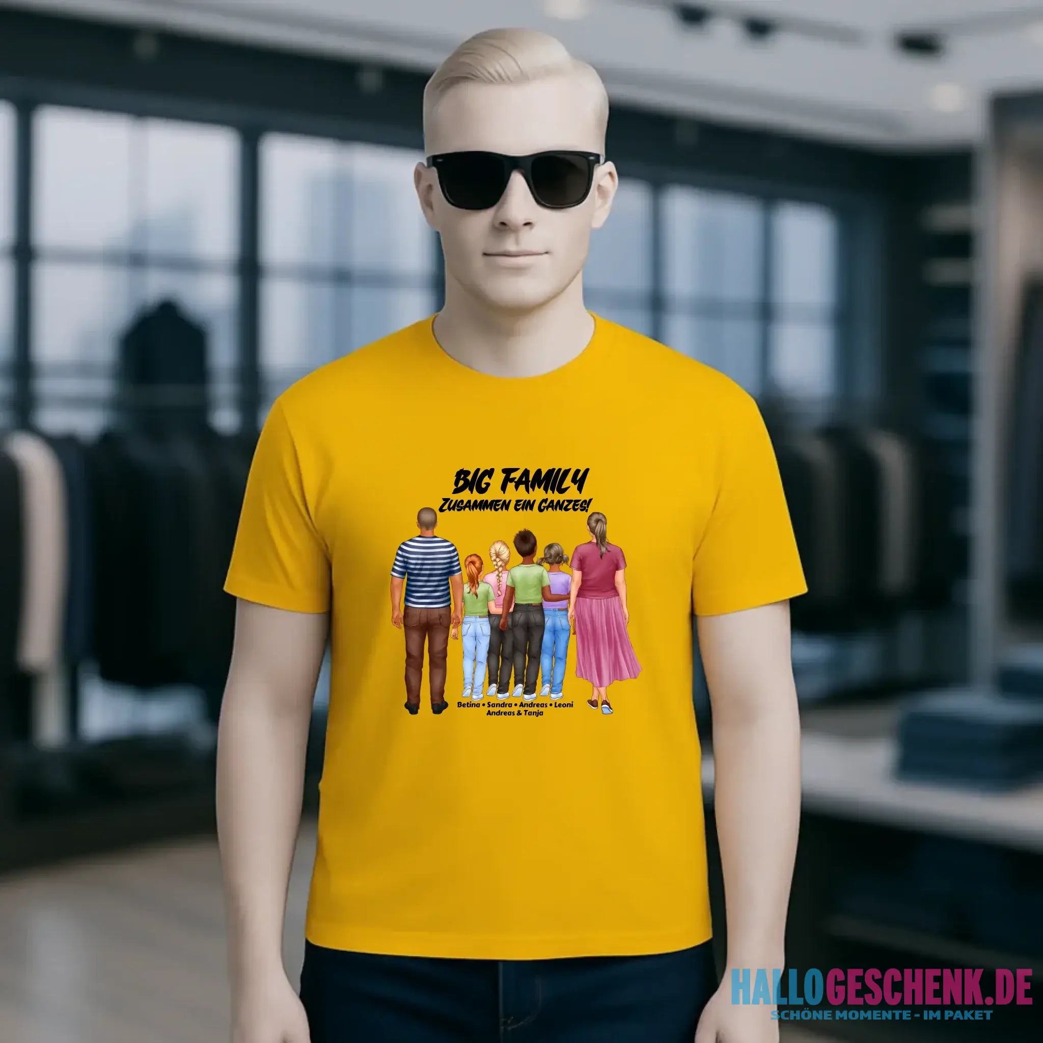 Huge Familien-Designer mit 0-4 Kindern • Unisex Premium T-Shirt XS-5XL aus Bio-Baumwolle für Damen & Herren