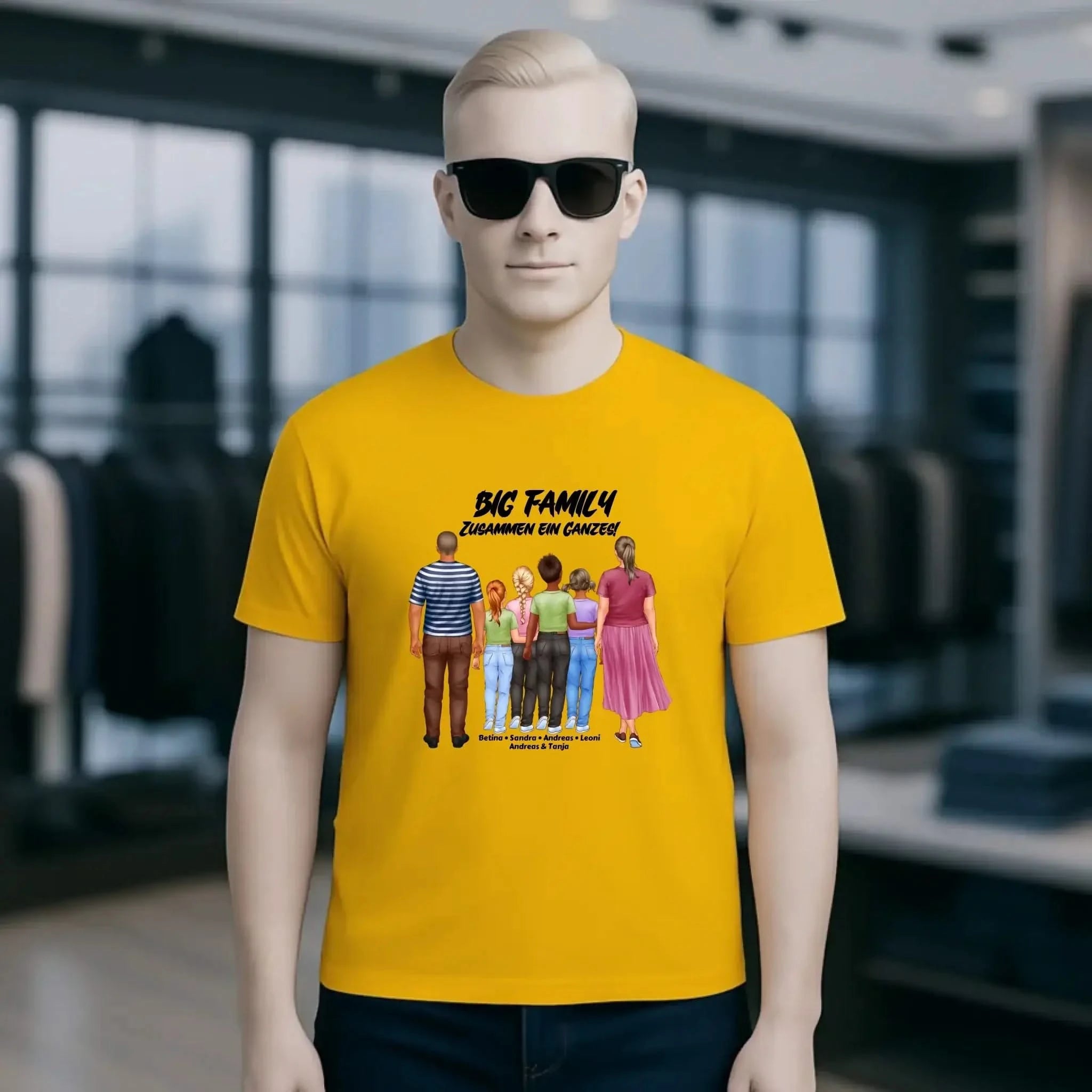 Huge Familien-Designer mit 0-4 Kindern • Unisex Premium T-Shirt XS-5XL aus Bio-Baumwolle für Damen & Herren