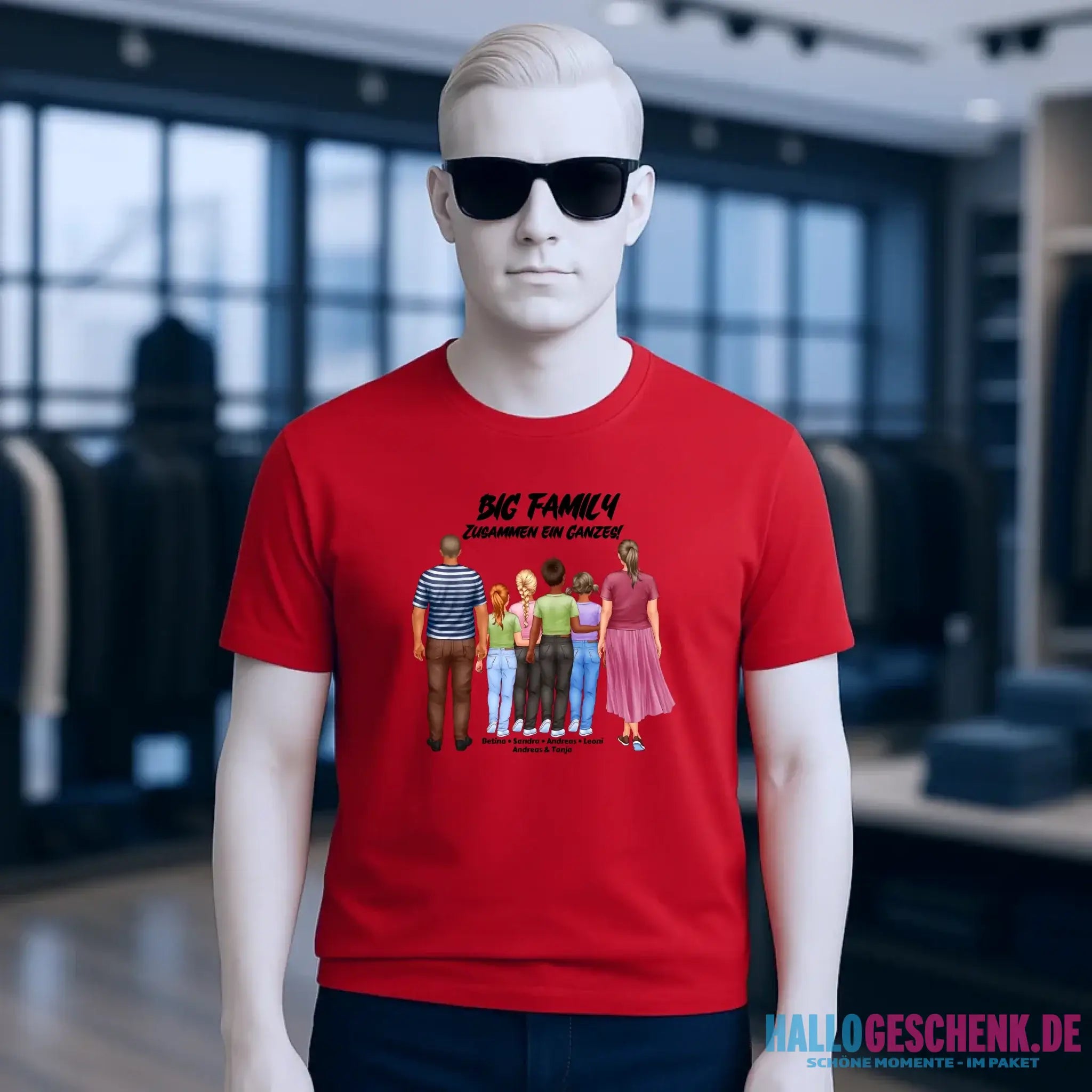Huge Familien-Designer mit 0-4 Kindern • Unisex Premium T-Shirt XS-5XL aus Bio-Baumwolle für Damen & Herren