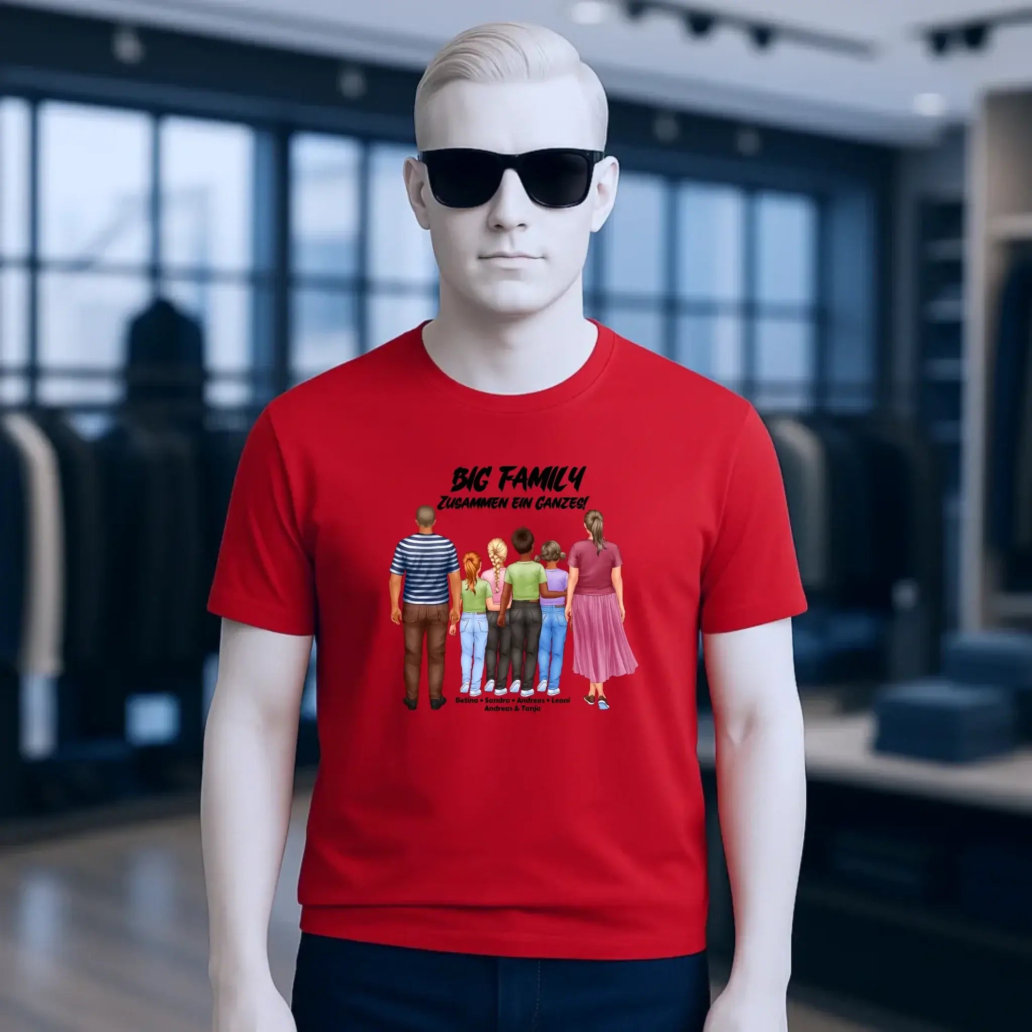 Huge Familien-Designer mit 0-4 Kindern • Unisex Premium T-Shirt XS-5XL aus Bio-Baumwolle für Damen & Herren