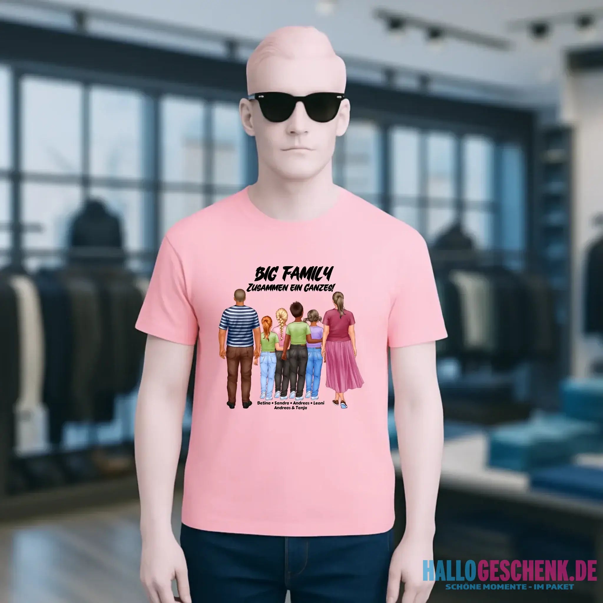 Huge Familien-Designer mit 0-4 Kindern • Unisex Premium T-Shirt XS-5XL aus Bio-Baumwolle für Damen & Herren