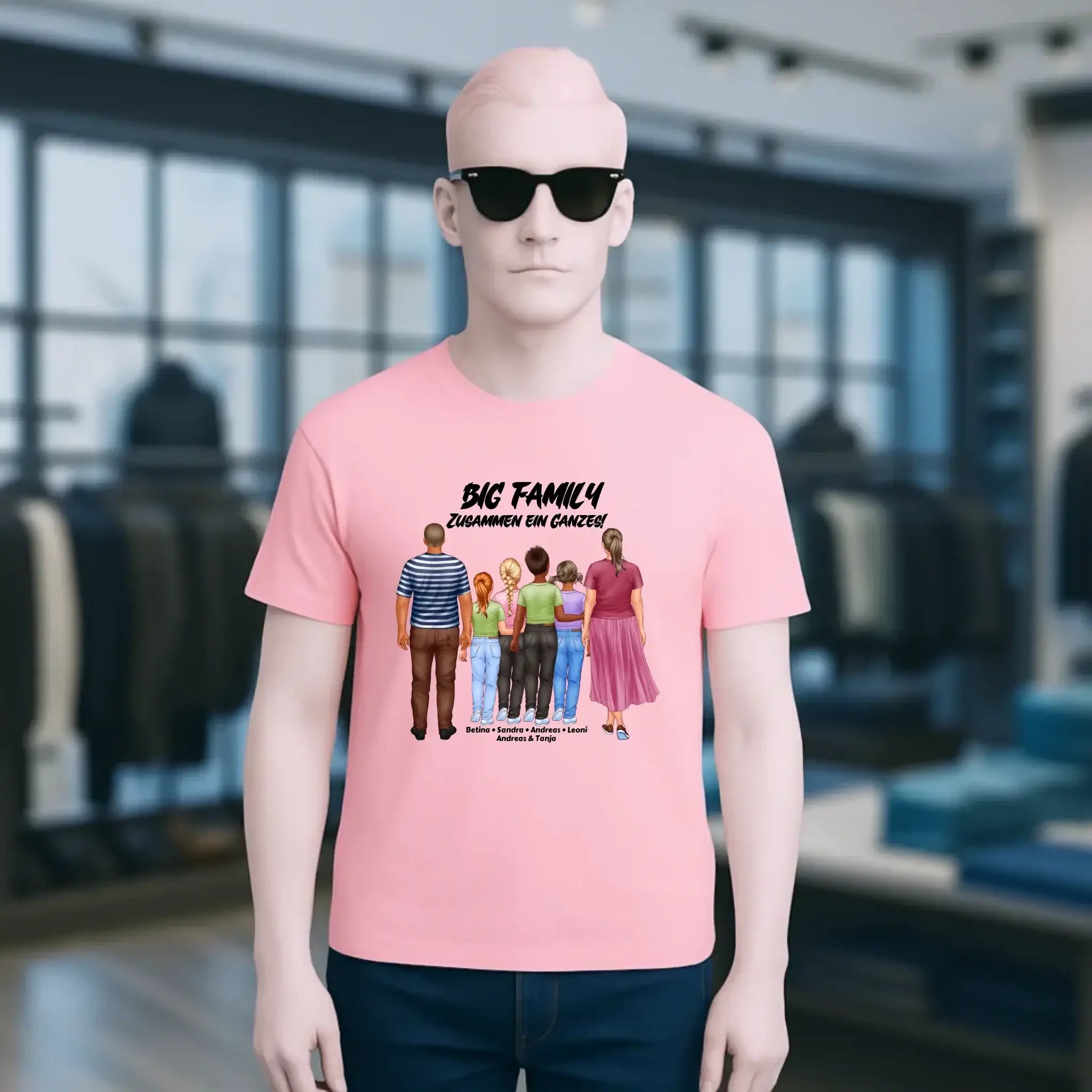 Huge Familien-Designer mit 0-4 Kindern • Unisex Premium T-Shirt XS-5XL aus Bio-Baumwolle für Damen & Herren