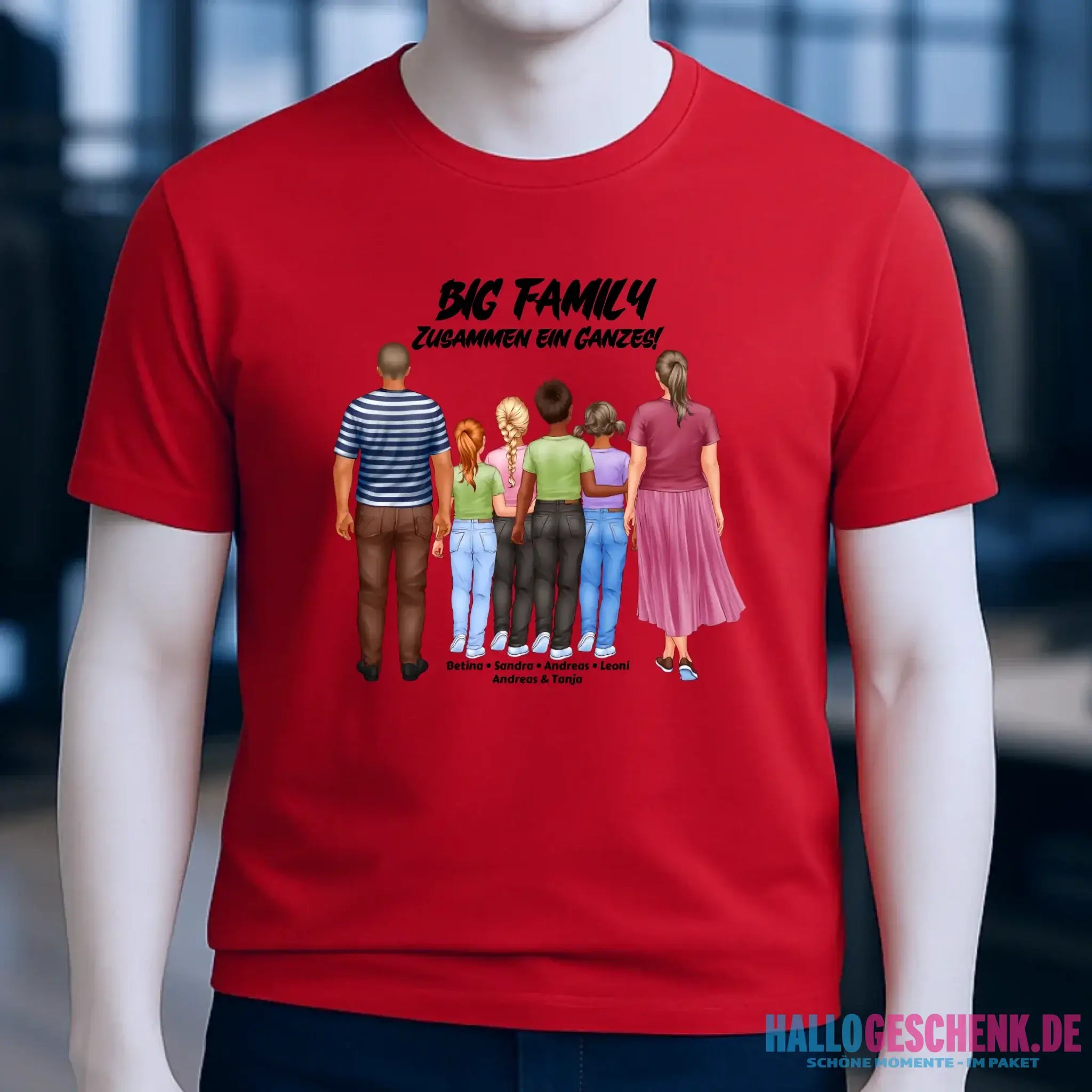 Huge Familien-Designer mit 0-4 Kindern • Unisex Premium T-Shirt XS-5XL aus Bio-Baumwolle für Damen & Herren