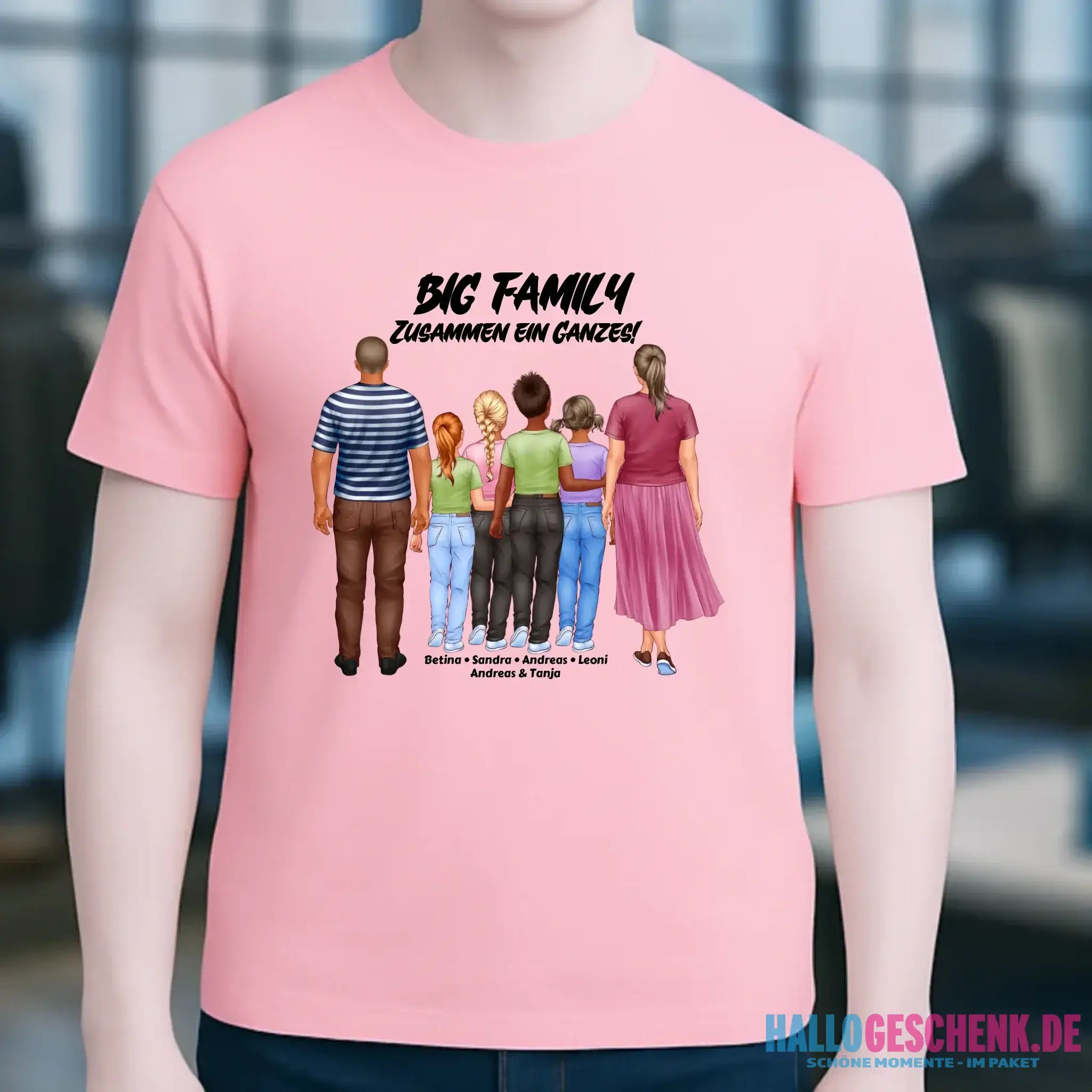 Huge Familien-Designer mit 0-4 Kindern • Unisex Premium T-Shirt XS-5XL aus Bio-Baumwolle für Damen & Herren