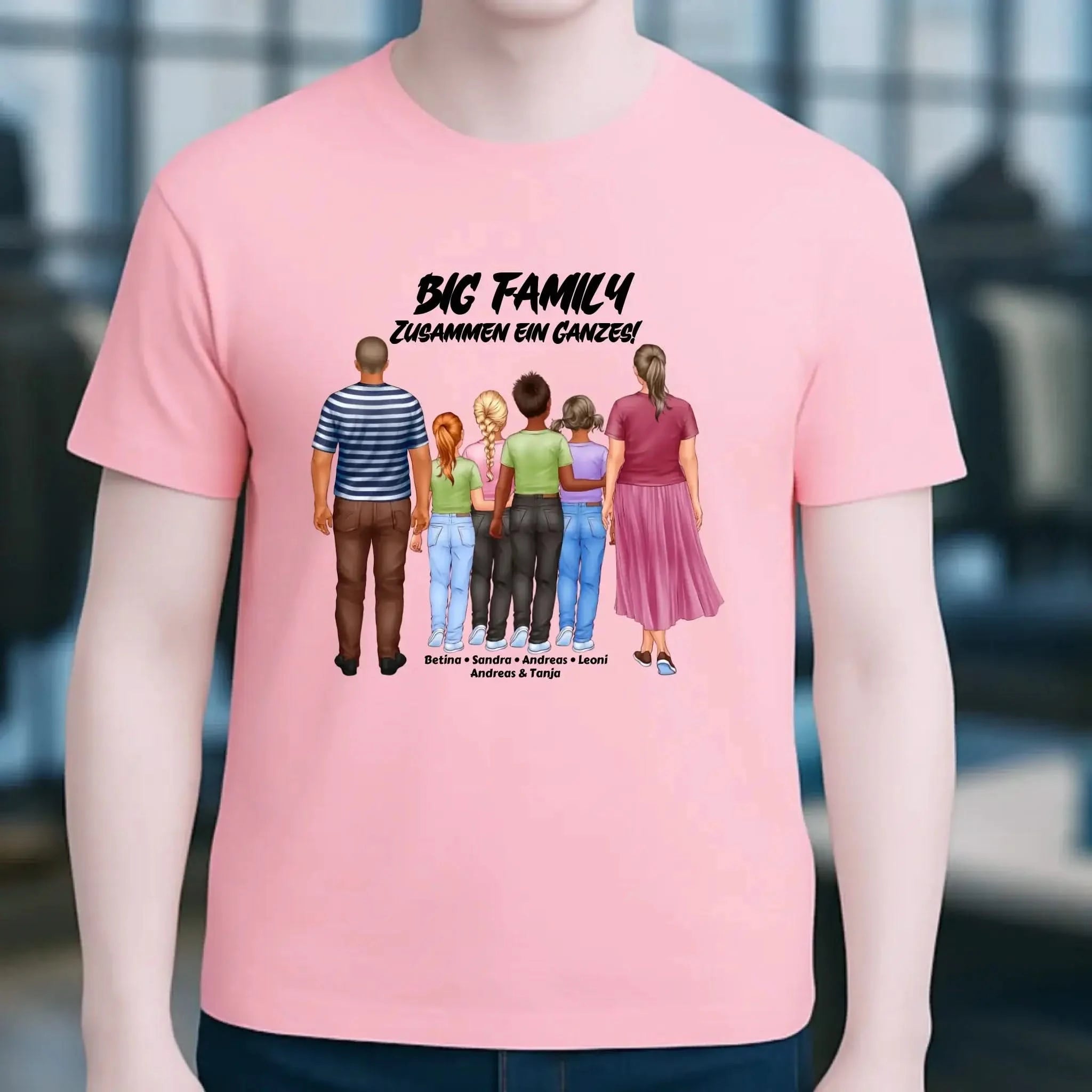 Huge Familien-Designer mit 0-4 Kindern • Unisex Premium T-Shirt XS-5XL aus Bio-Baumwolle für Damen & Herren