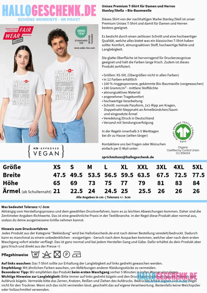 ’I AM A’-KOLLEKTION (personalisierbar) • Unisex T-Shirt für Herren & Damen • Bio - personalisierte T-Shirts (Unisex)