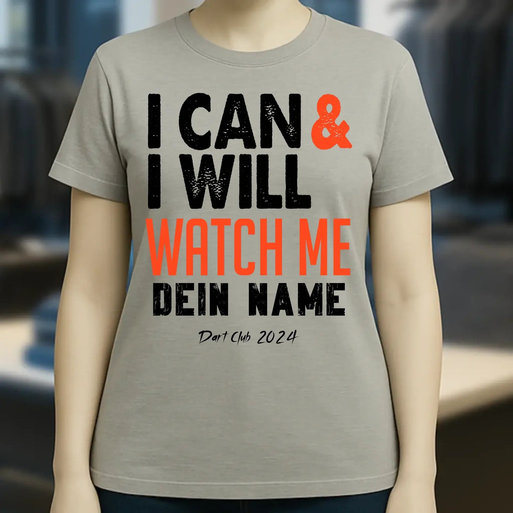 I CAN & I WILL • Ladies Premium T-Shirt XS-2XL aus Bio-Baumwolle für Damen • Exklusivdesign • personalisiert