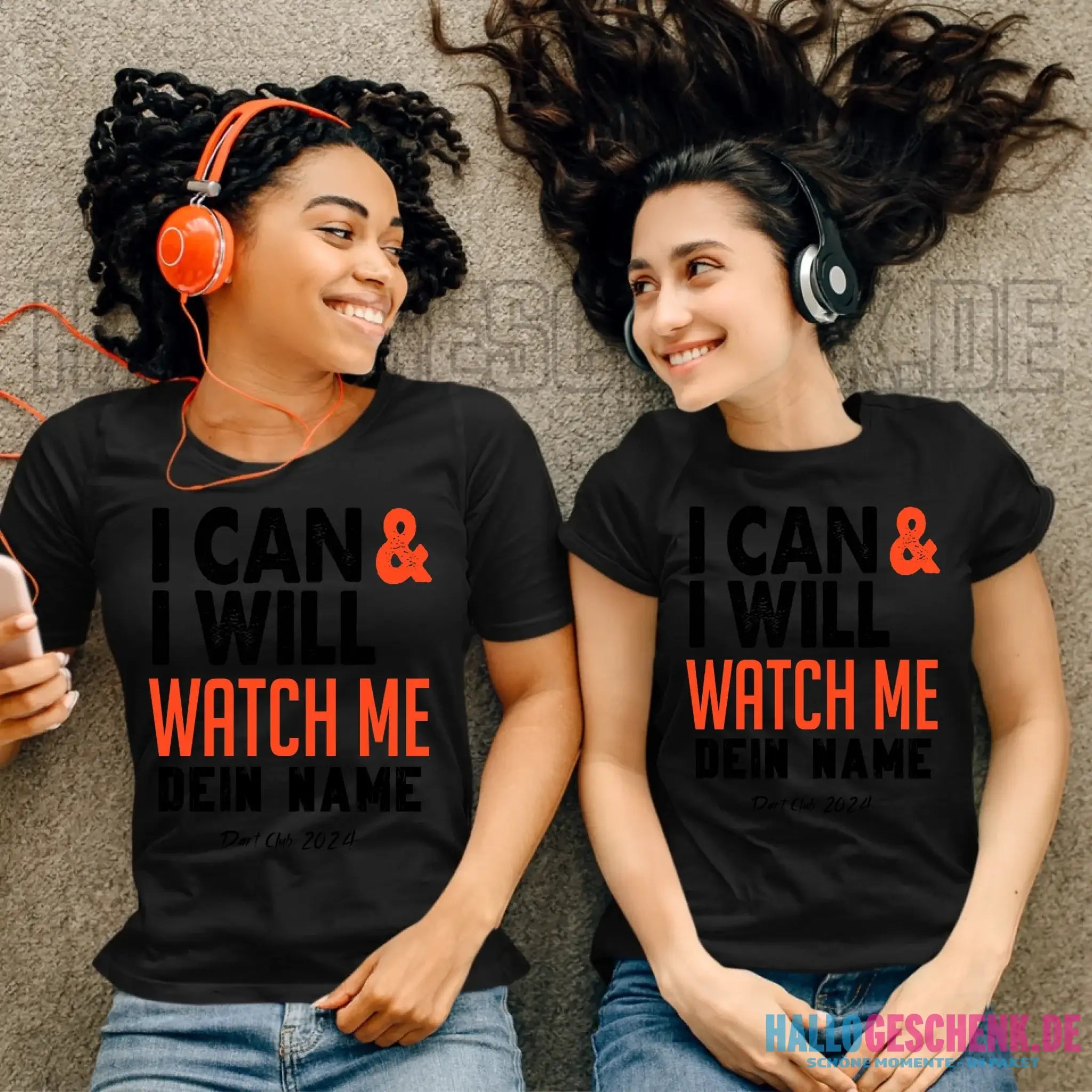 I CAN & I WILL • Ladies Premium T-Shirt XS-2XL aus Bio-Baumwolle für Damen • Exklusivdesign • personalisiert