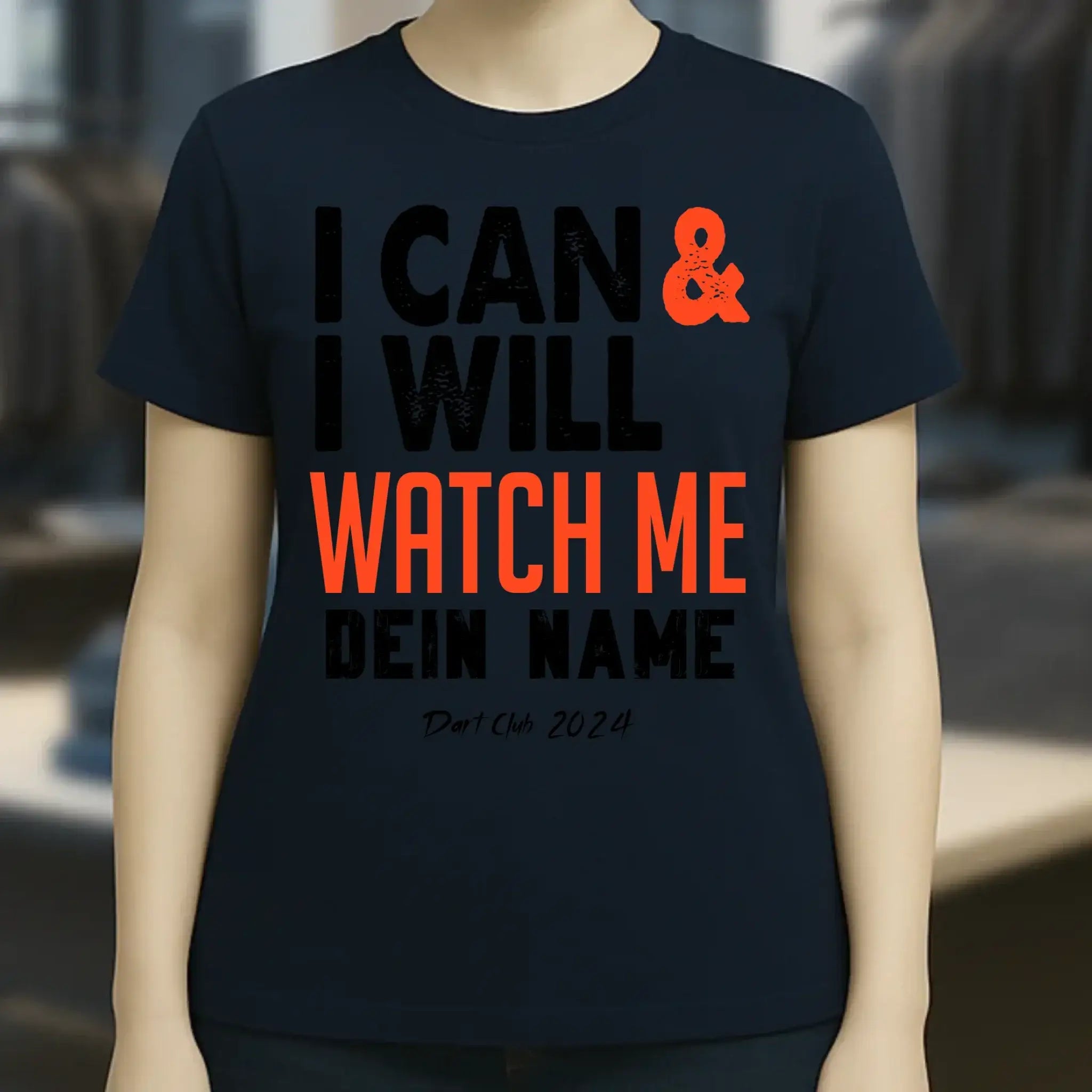 I CAN & I WILL • Ladies Premium T-Shirt XS-2XL aus Bio-Baumwolle für Damen • Exklusivdesign • personalisiert