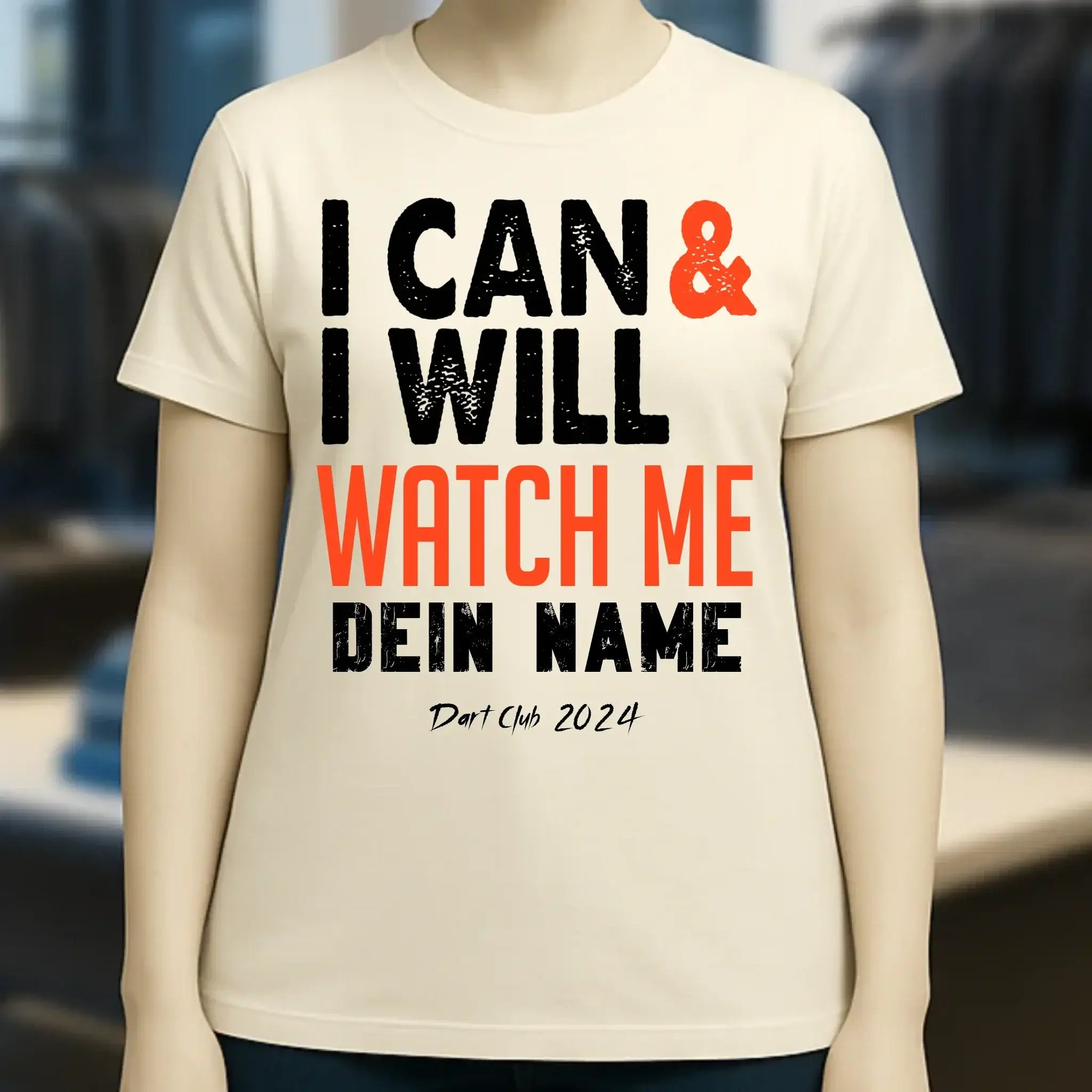 I CAN & I WILL • Ladies Premium T-Shirt XS-2XL aus Bio-Baumwolle für Damen • Exklusivdesign • personalisiert
