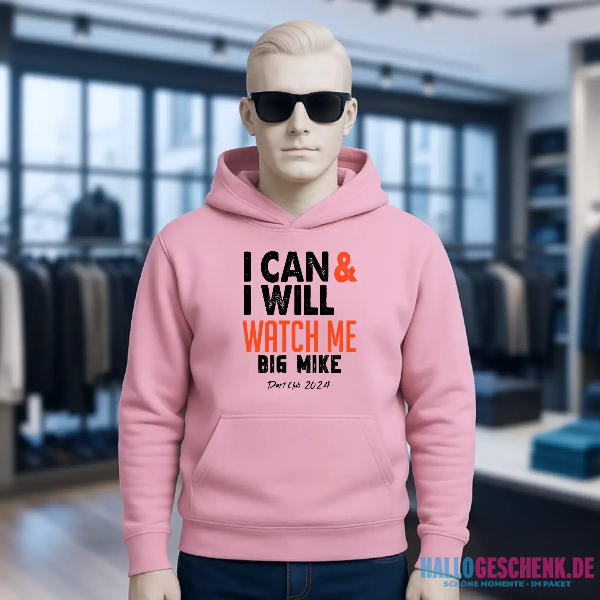 I CAN & I WILL • Unisex Premium Hoodie XS-5XL aus Bio-Baumwolle für Damen & Herren • Exklusivdesign • personalisiert