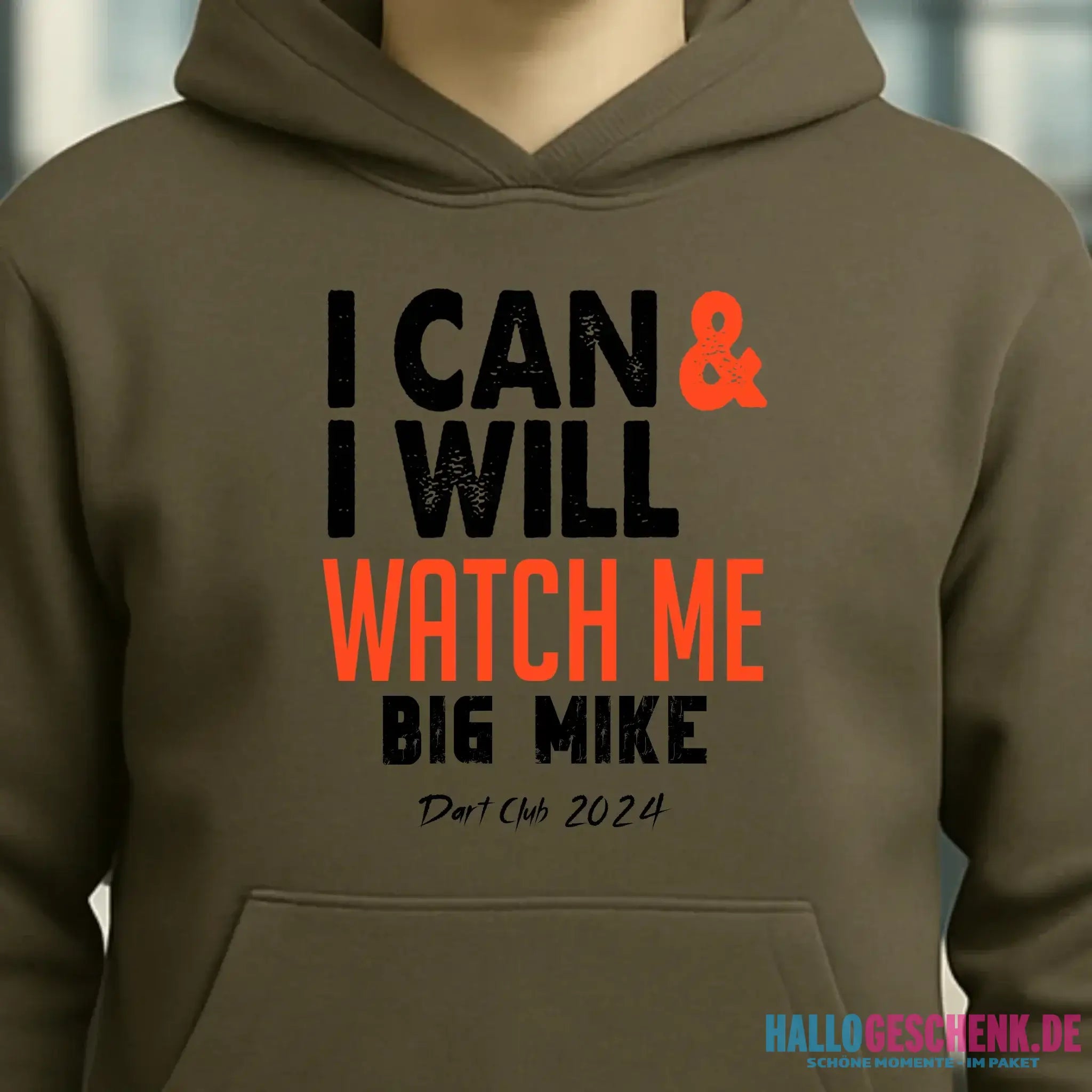 I CAN & I WILL • Unisex Premium Hoodie XS-5XL aus Bio-Baumwolle für Damen & Herren • Exklusivdesign • personalisiert