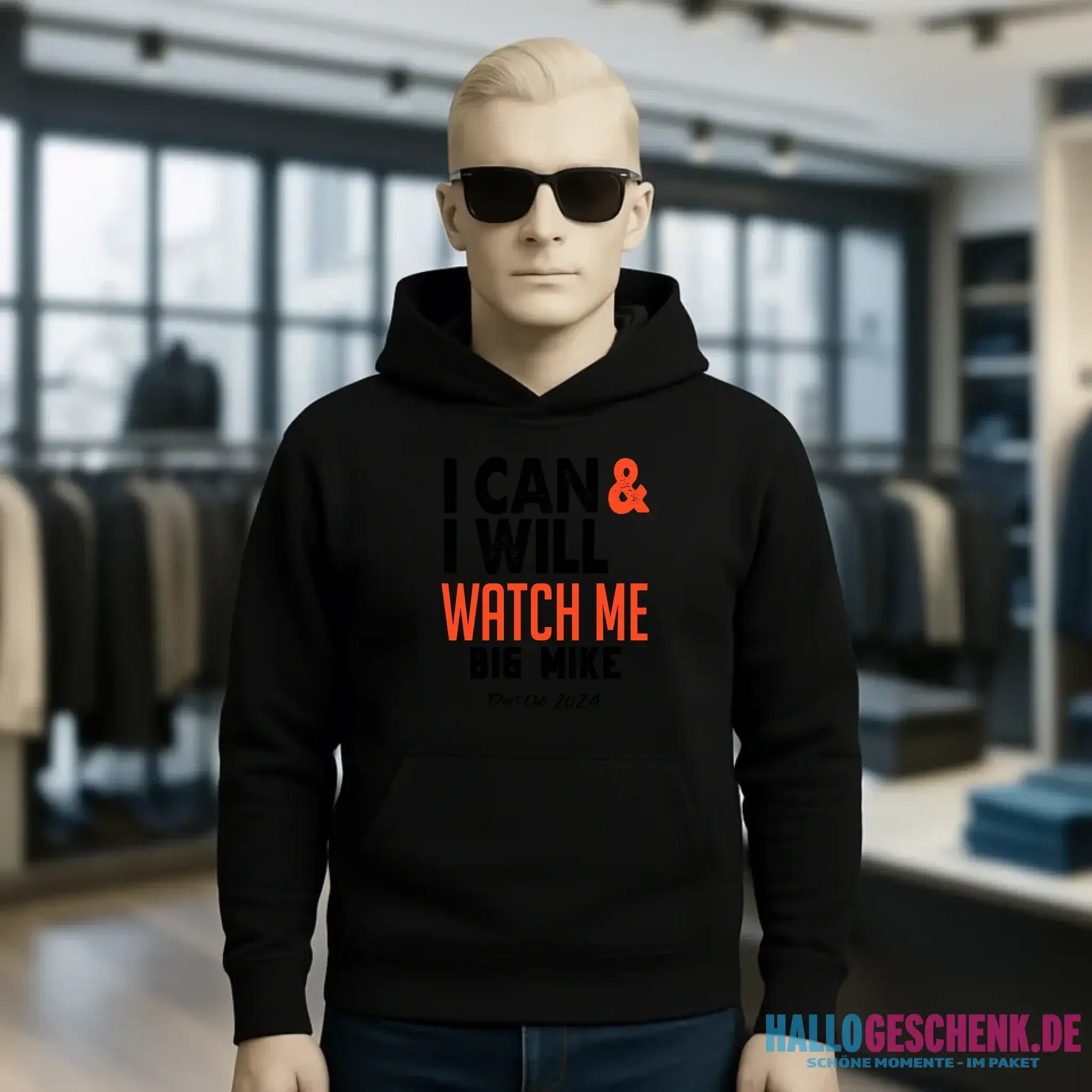 I CAN & I WILL • Unisex Premium Hoodie XS-5XL aus Bio-Baumwolle für Damen & Herren • Exklusivdesign • personalisiert
