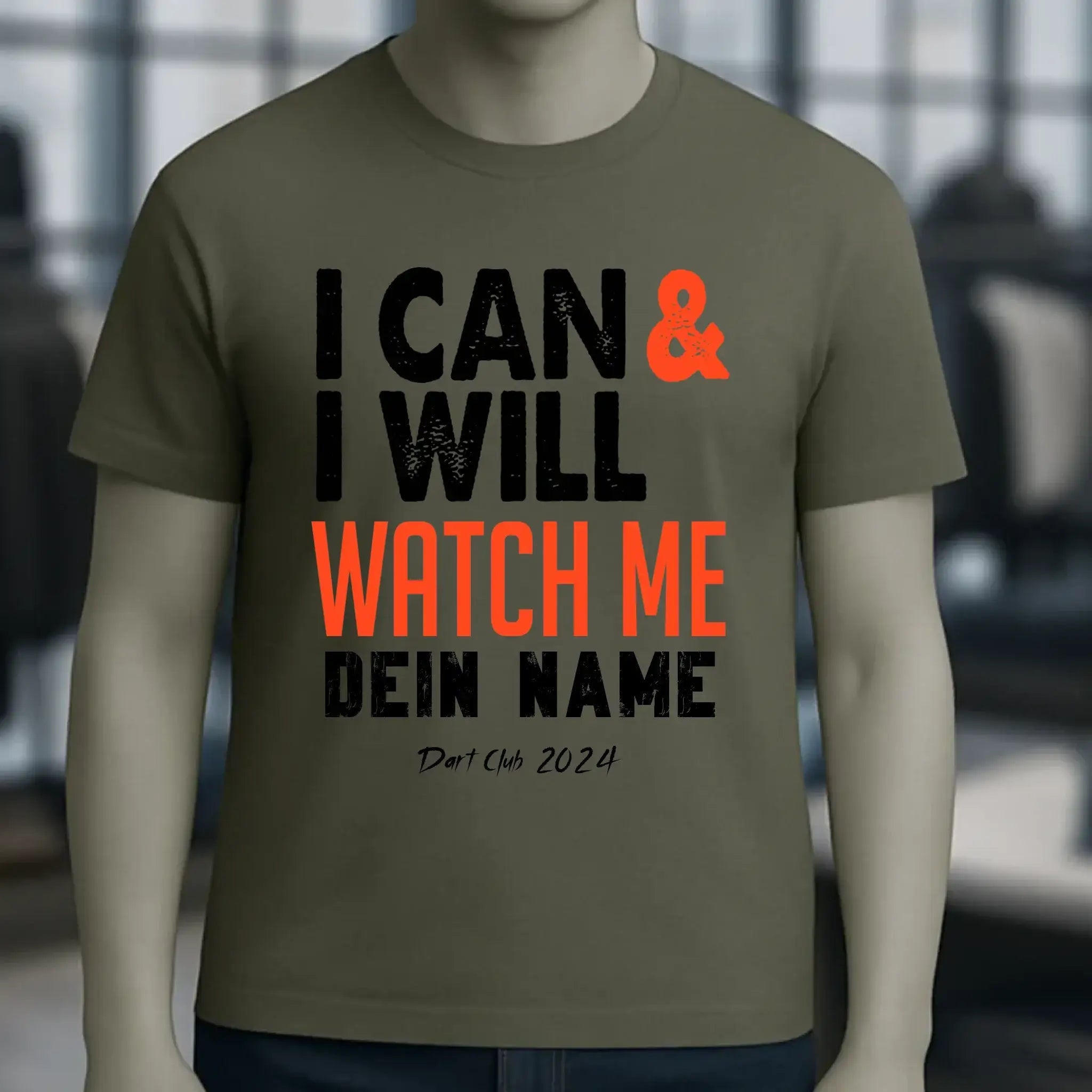 I CAN & I WILL • Unisex Premium T-Shirt XS-5XL aus Bio-Baumwolle für Damen & Herren • Exklusivdesign • personalisiert