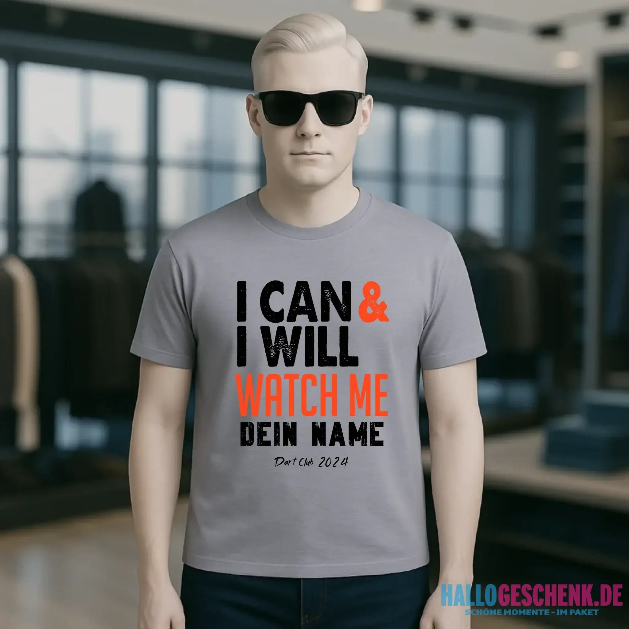 I CAN & I WILL • Unisex Premium T-Shirt XS-5XL aus Bio-Baumwolle für Damen & Herren • Exklusivdesign • personalisiert