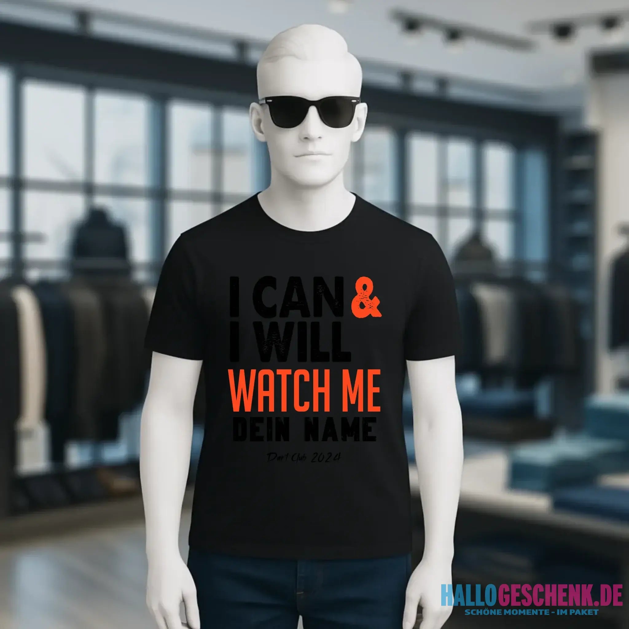 I CAN & I WILL • Unisex Premium T-Shirt XS-5XL aus Bio-Baumwolle für Damen & Herren • Exklusivdesign • personalisiert