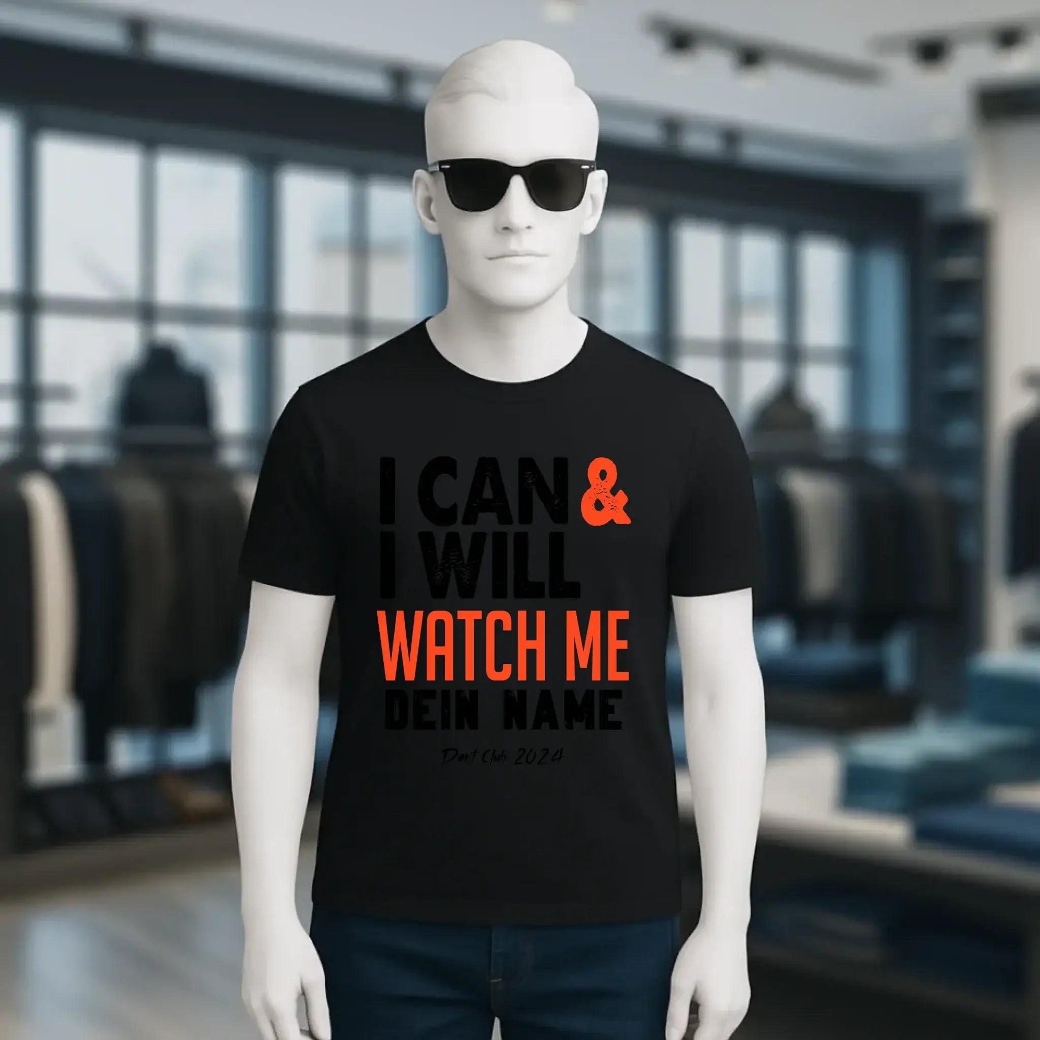 I CAN & I WILL • Unisex Premium T-Shirt XS-5XL aus Bio-Baumwolle für Damen & Herren • Exklusivdesign • personalisiert