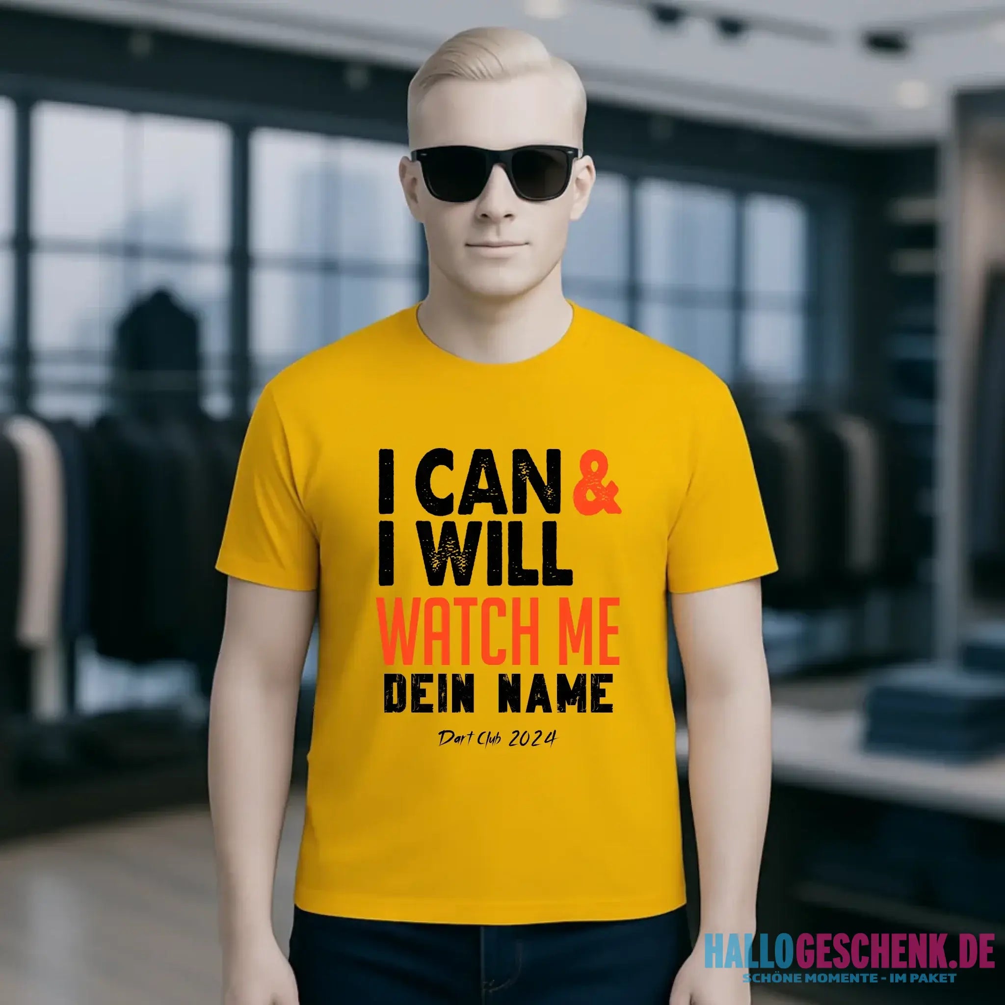I CAN & I WILL • Unisex Premium T-Shirt XS-5XL aus Bio-Baumwolle für Damen & Herren • Exklusivdesign • personalisiert