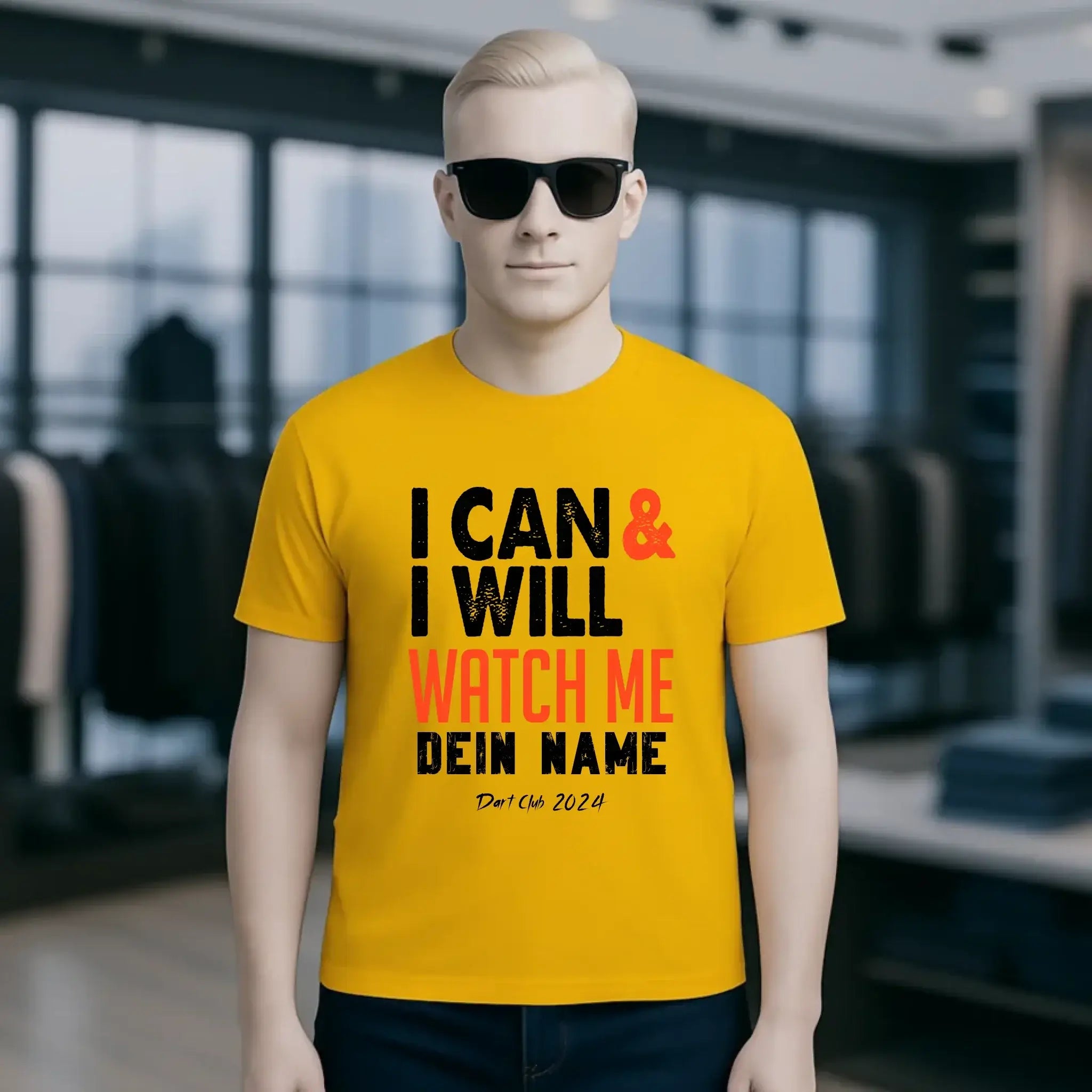 I CAN & I WILL • Unisex Premium T-Shirt XS-5XL aus Bio-Baumwolle für Damen & Herren • Exklusivdesign • personalisiert