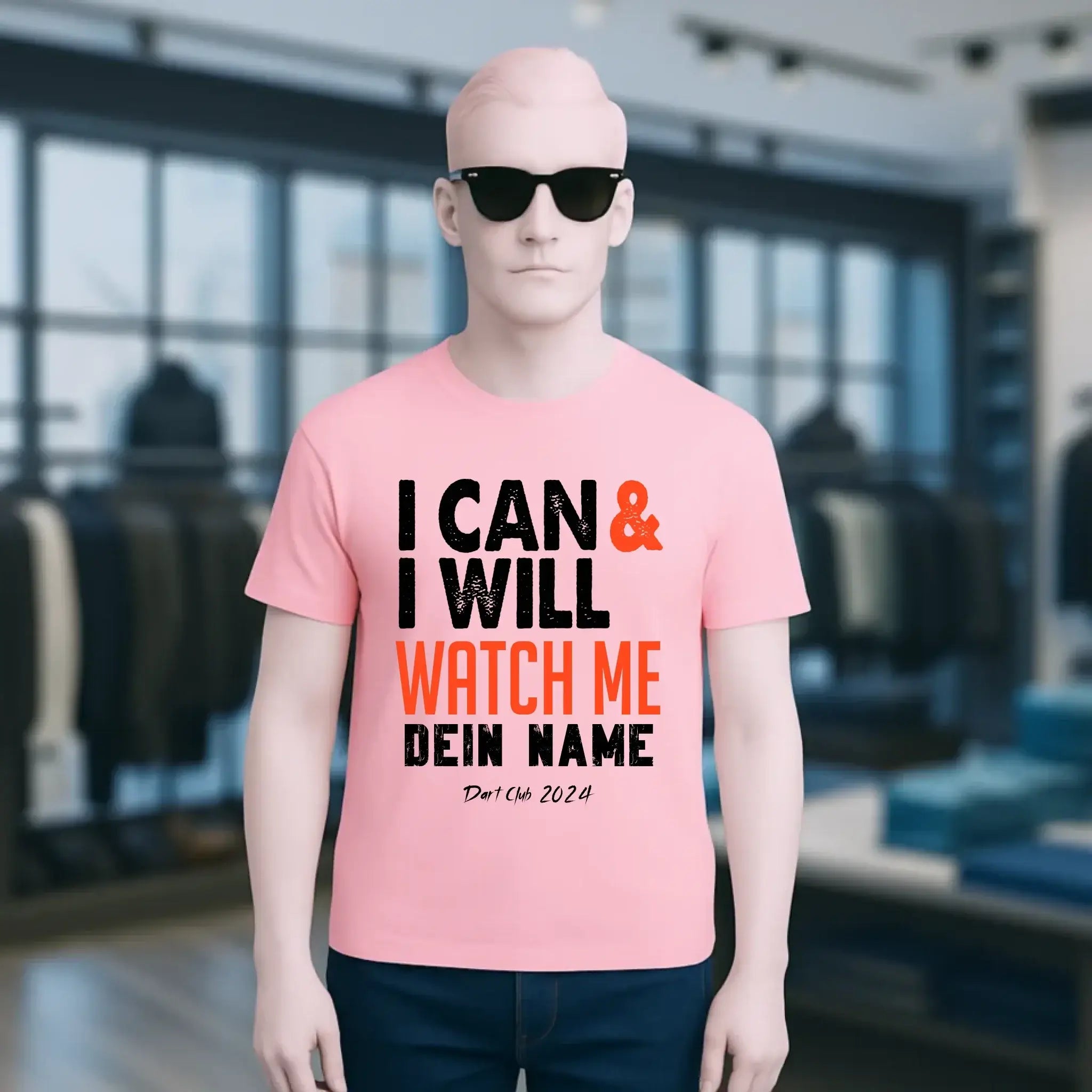 I CAN & I WILL • Unisex Premium T-Shirt XS-5XL aus Bio-Baumwolle für Damen & Herren • Exklusivdesign • personalisiert